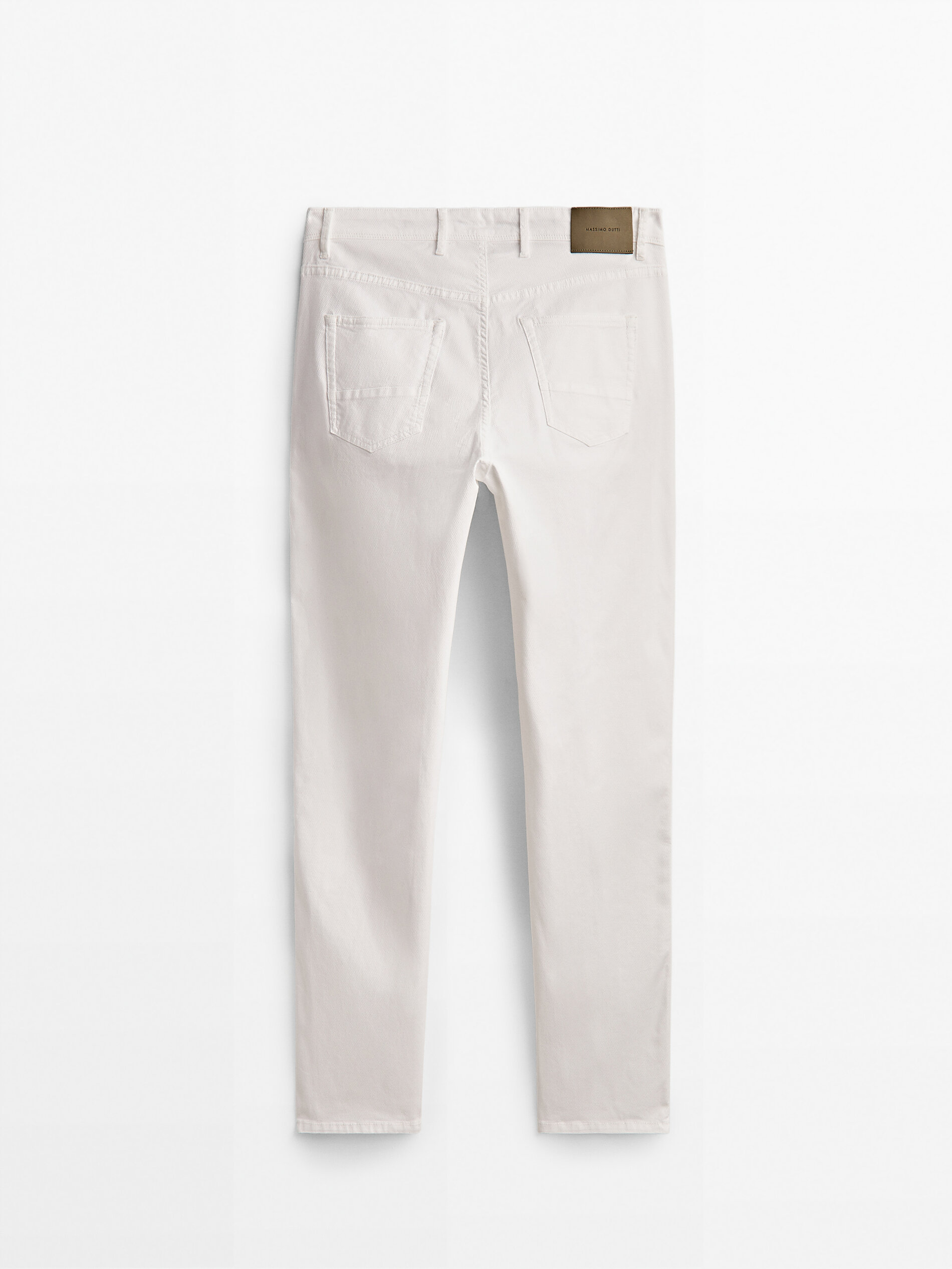 Pantalón tejanero estructura slim fit - Massimo Dutti España