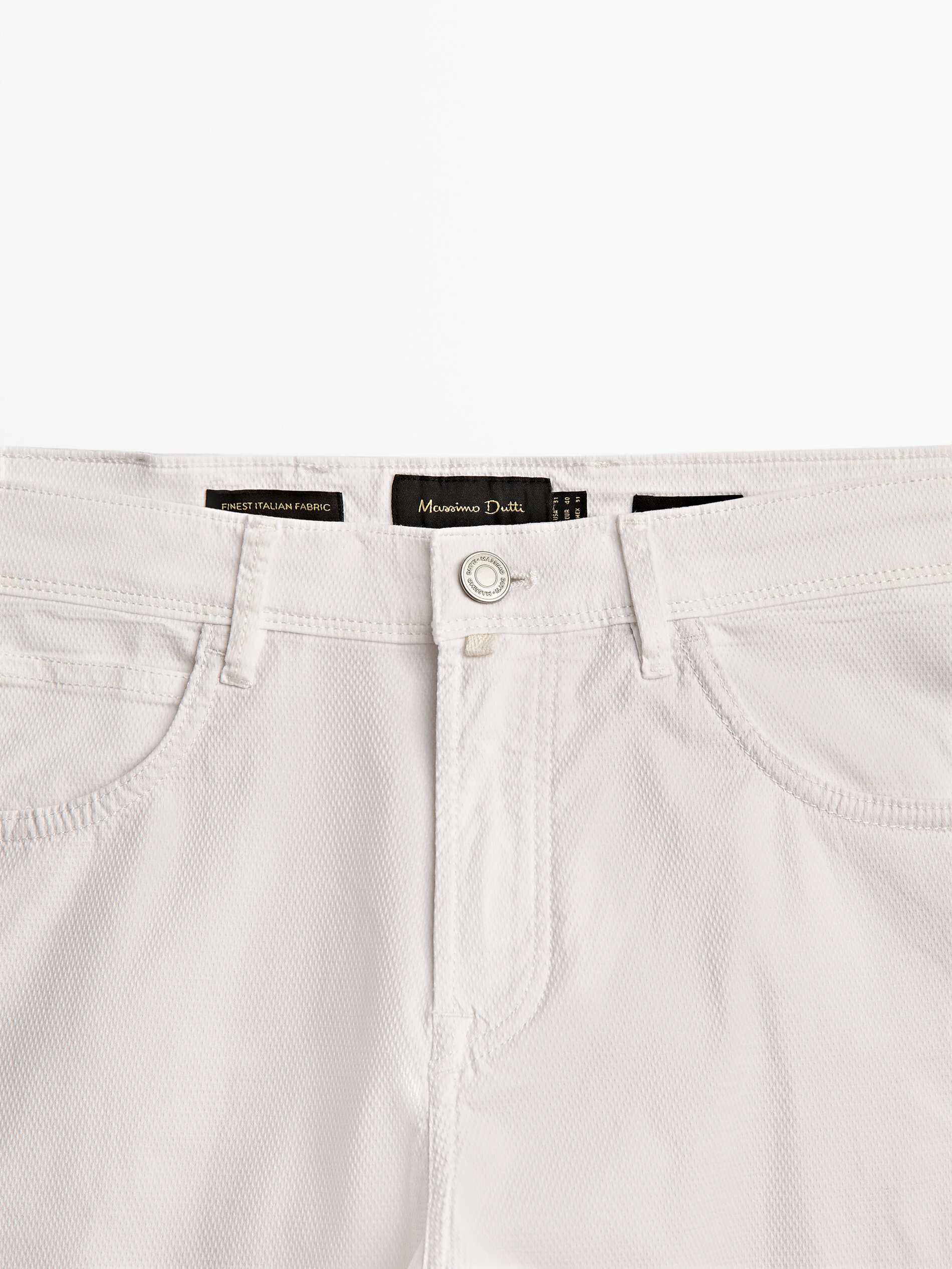 Pantalón tejanero estructura slim fit - Massimo Dutti España