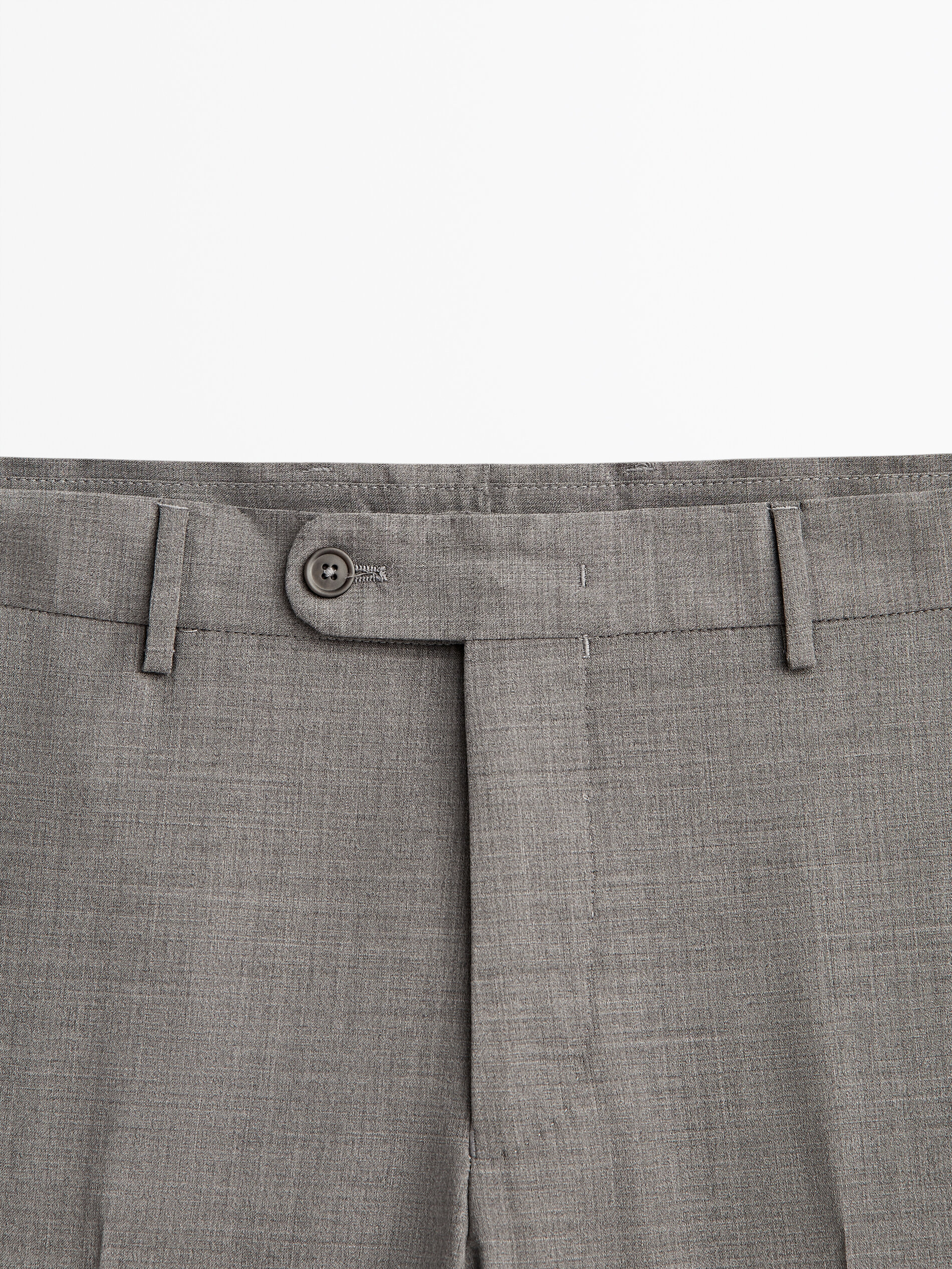 Massimo Dutti Pantalon de costume gris clair style d\u2019affaires Mode Costumes Pantalons de costume 