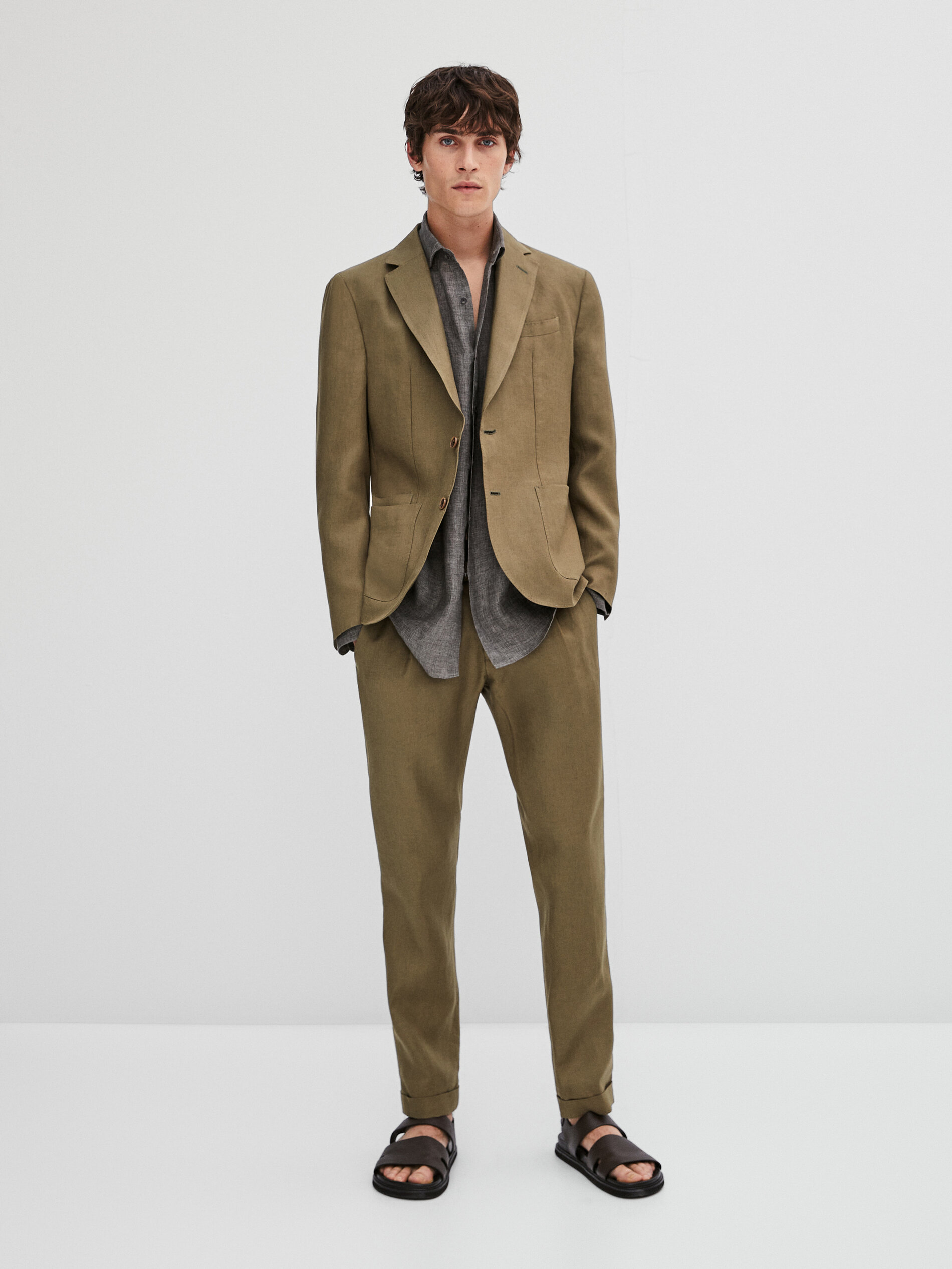 Pantalones formales para hombre - Massimo Dutti España