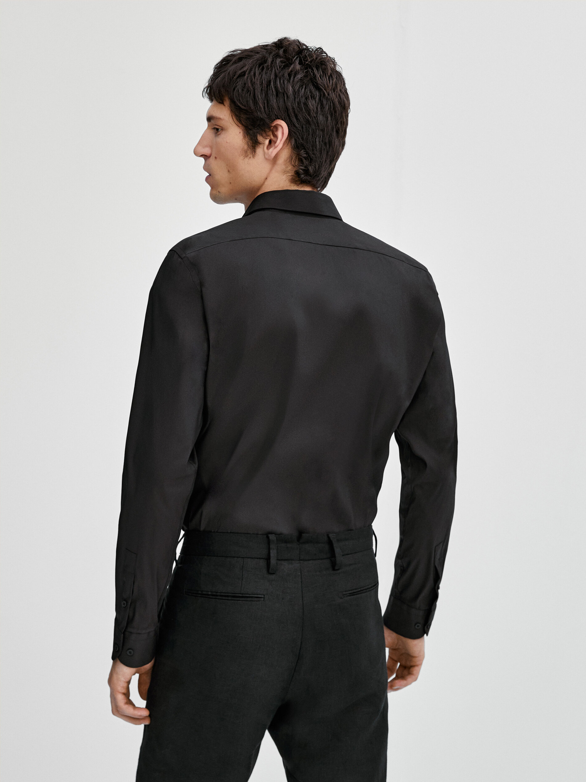 cotton shirt - Massimo Dutti Slovenia