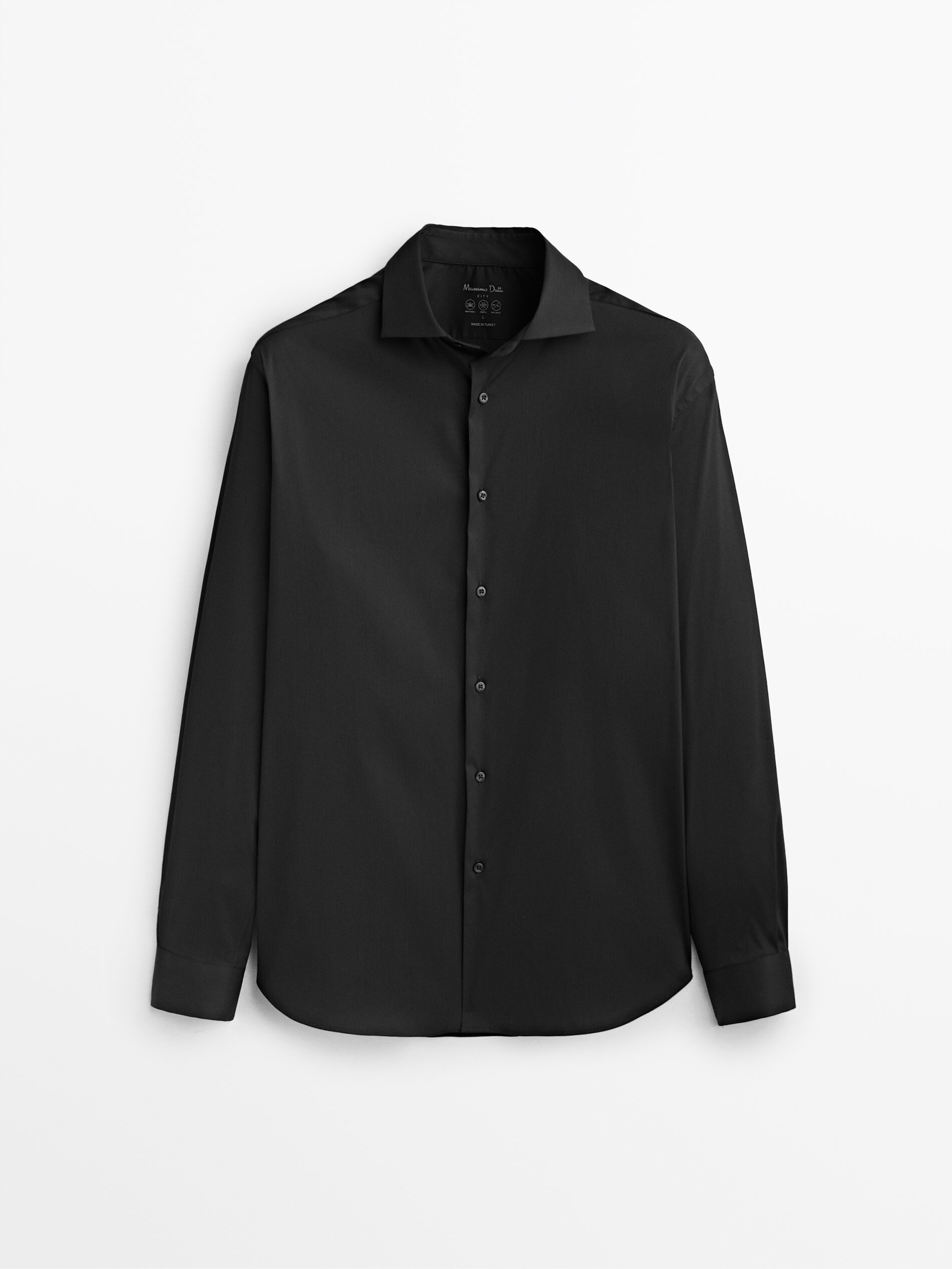 Black stretch shirt Clearance