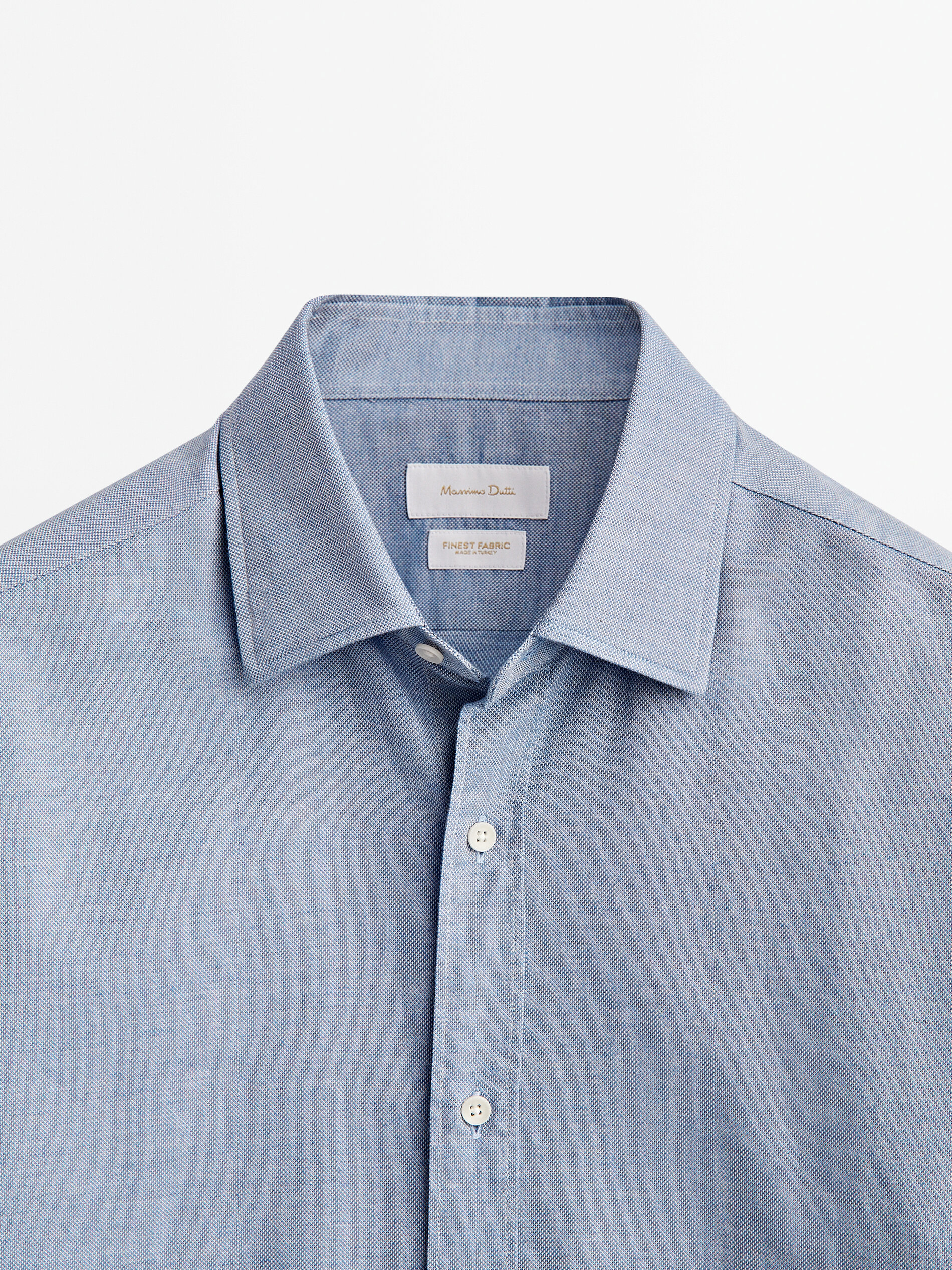 Textured cotton shirt Clearance