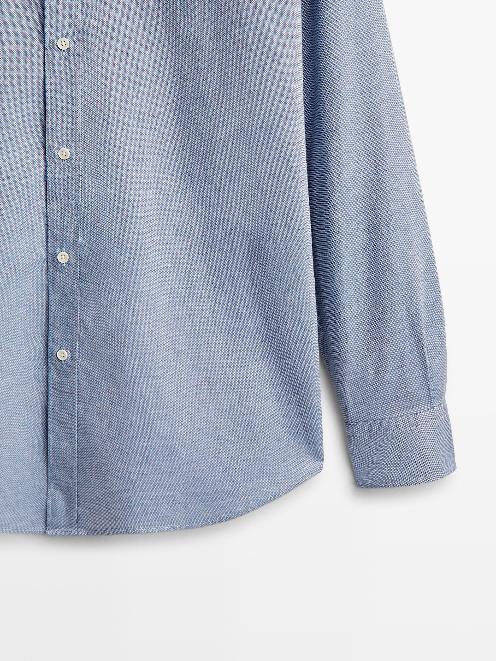 Textured cotton shirt Clearance