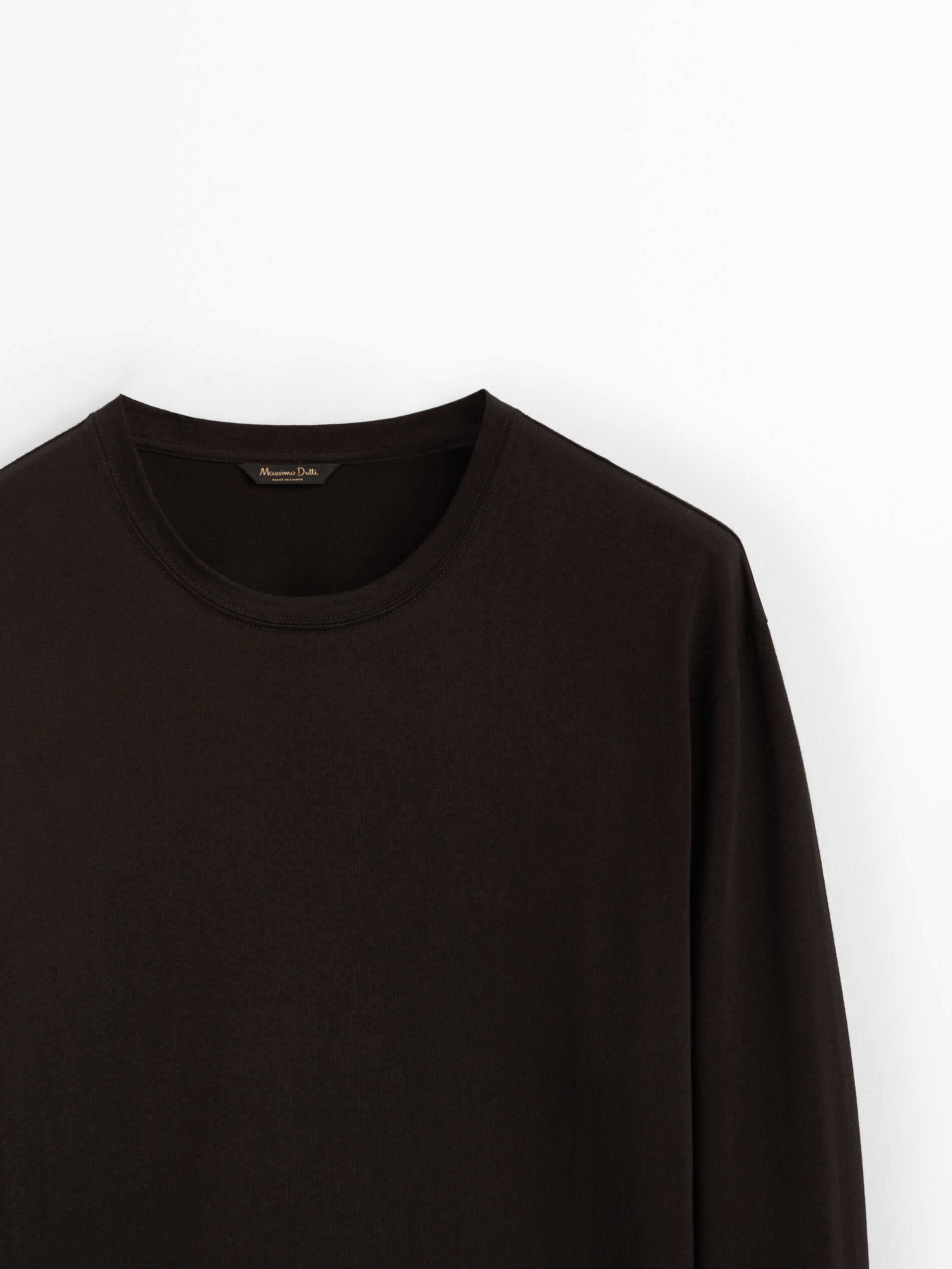 Long sleeve 100 cotton t shirts Clearance