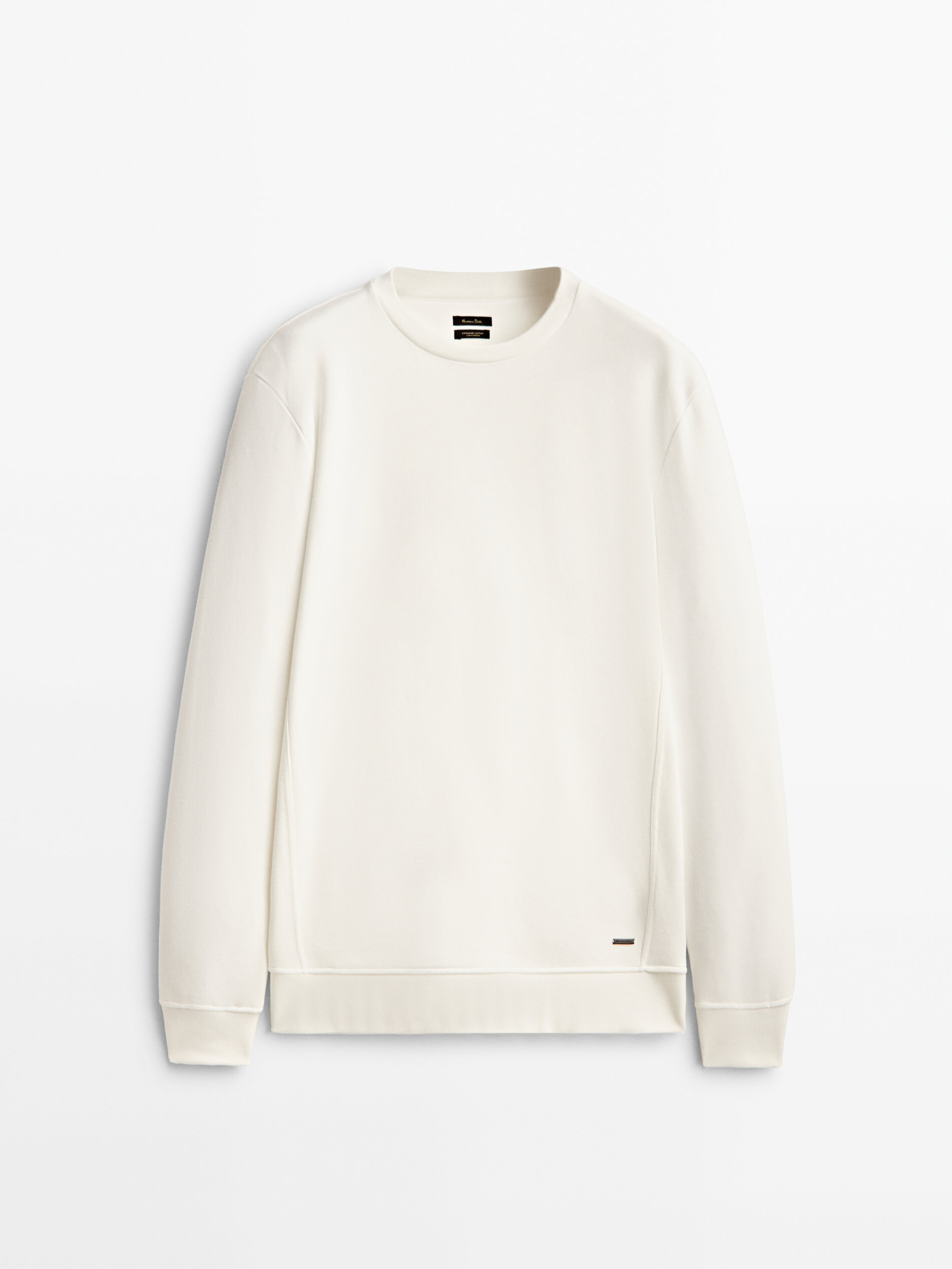 Napped cotton sweatshirt - Massimo 