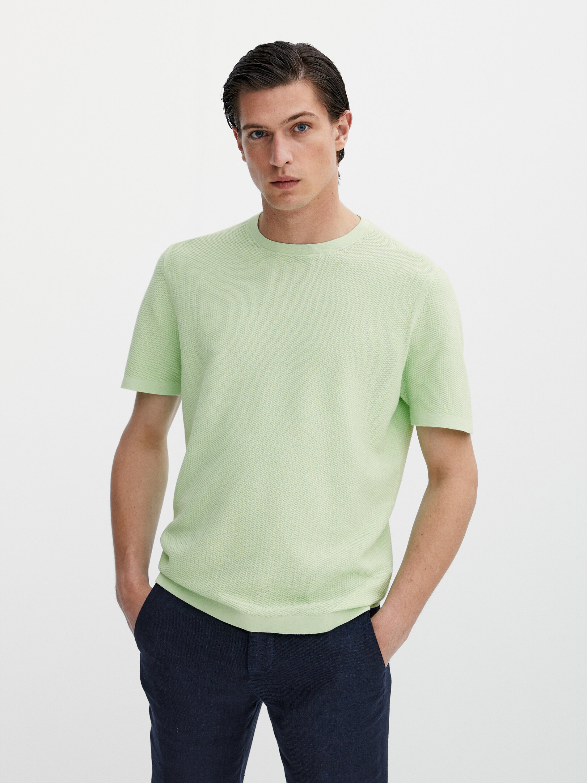 Massimo dutti basic t shirt Clearance