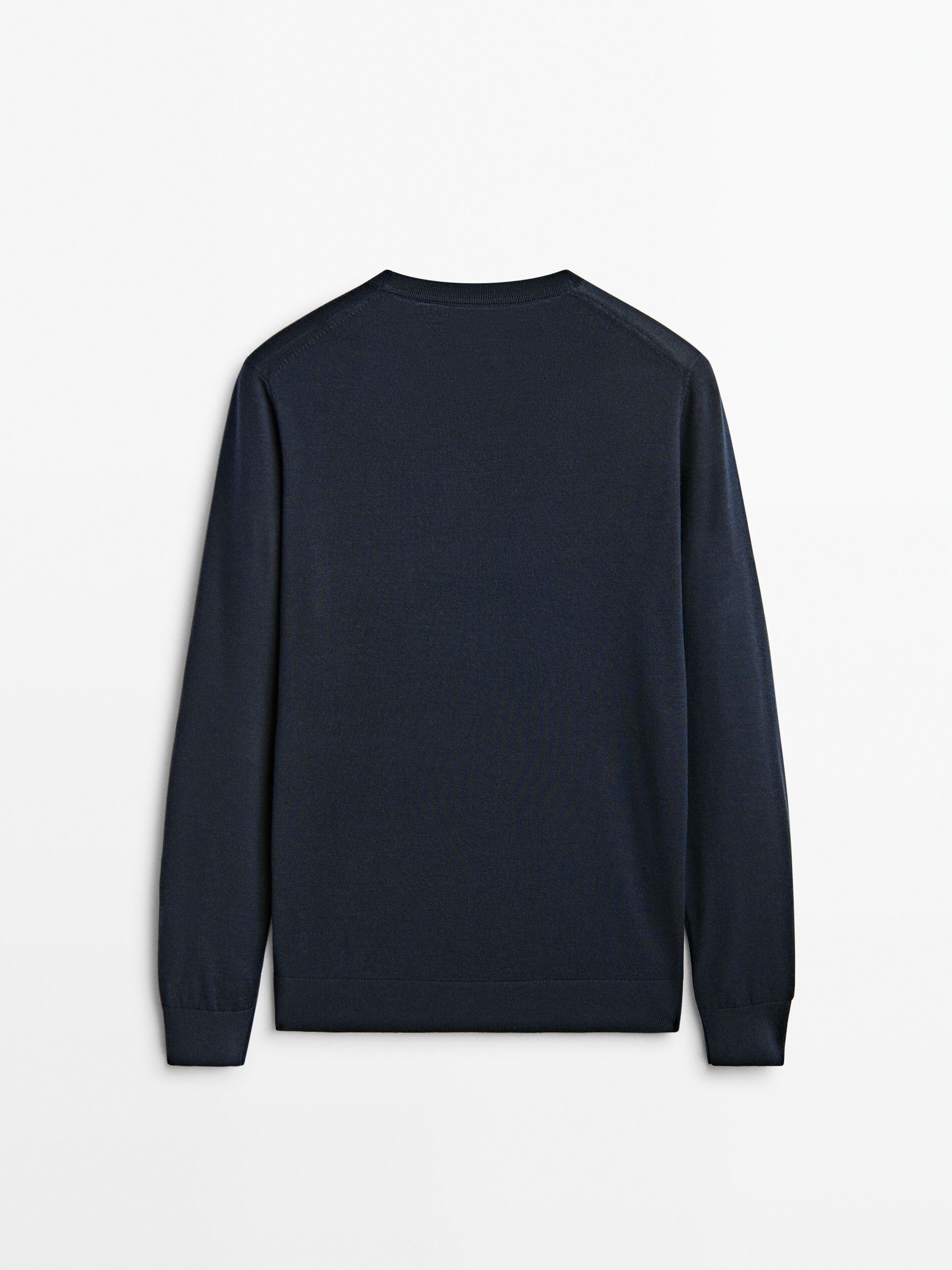 Merino wool crew neck sweater - Massimo 