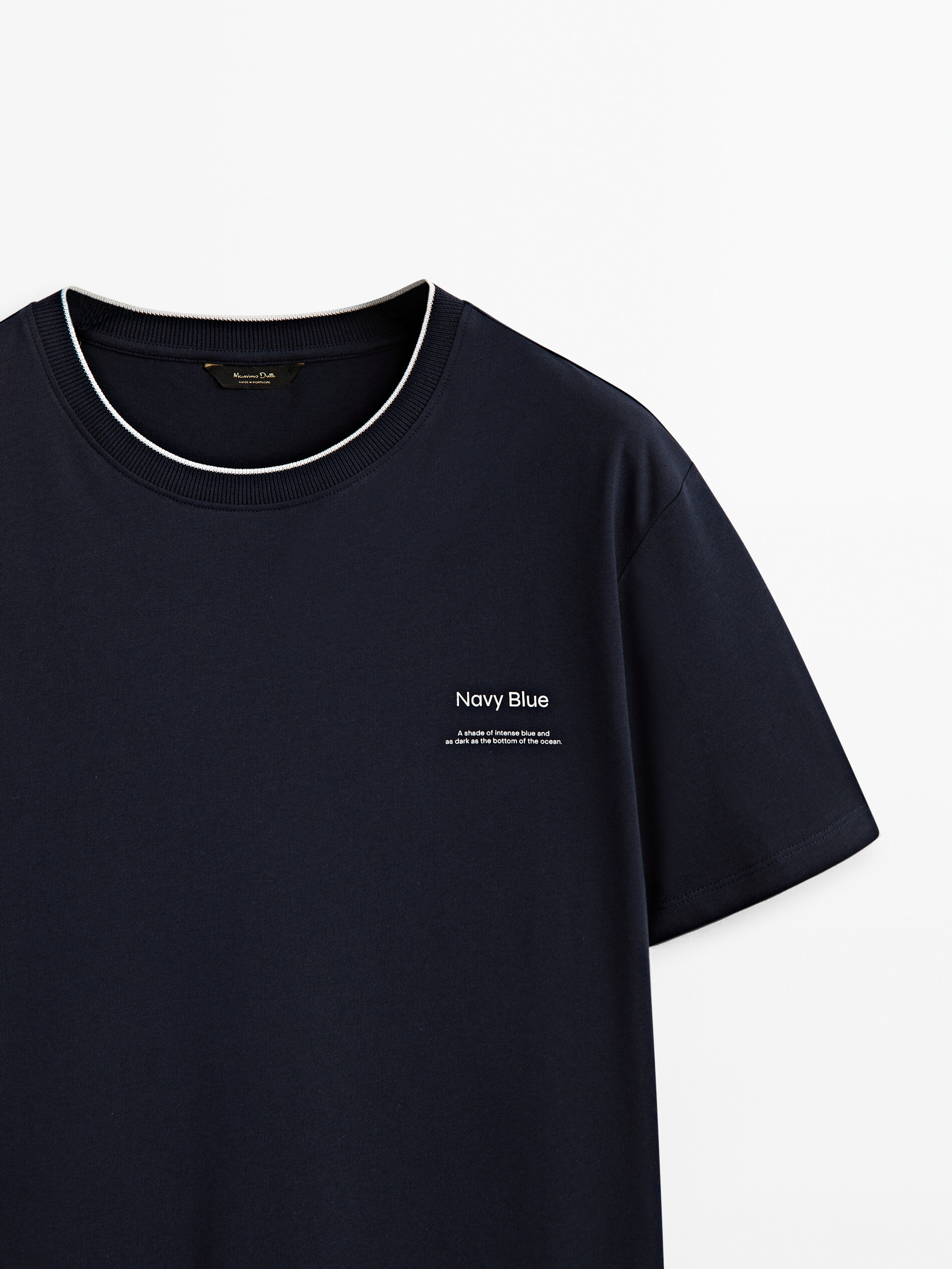 Short sleeve cotton t-shirt - Massimo 