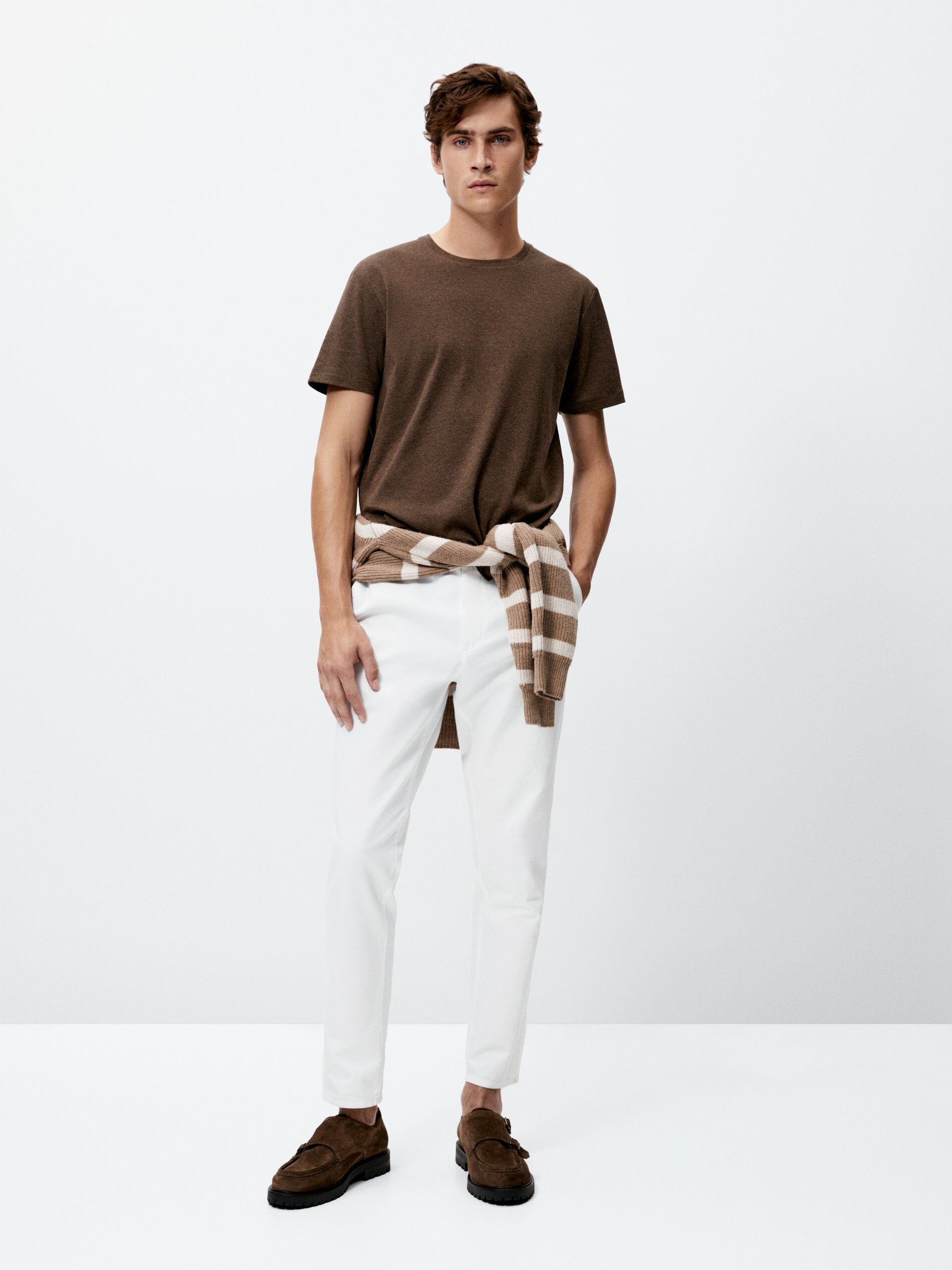 MEN FASHION Shirts & T-shirts Custom fit White M Massimo Dutti Shirt discount 90% 