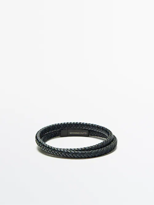 Two-tone plaited bracelet - Dutti Costa Rica