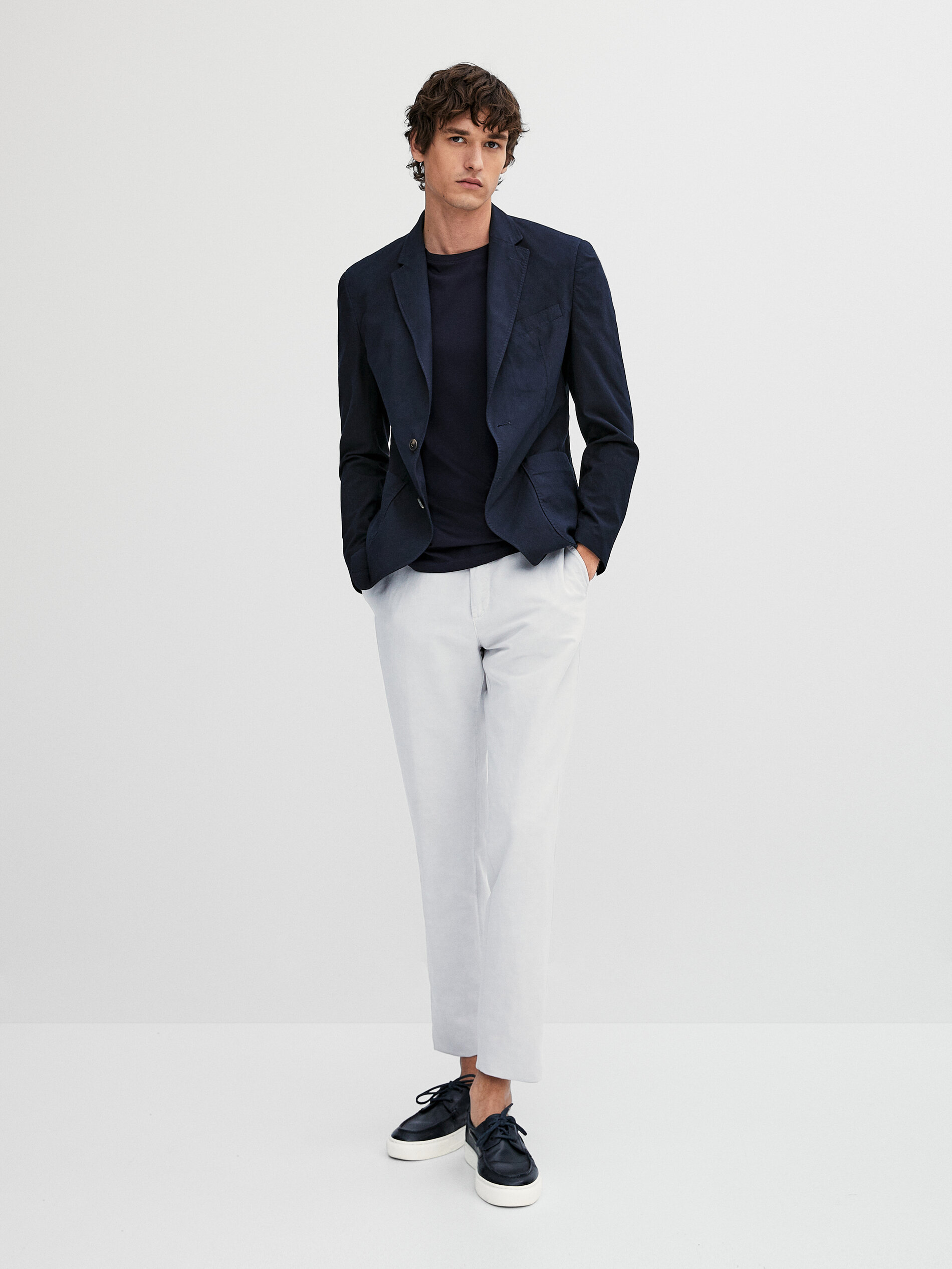 Americana algodón stretch - Massimo España