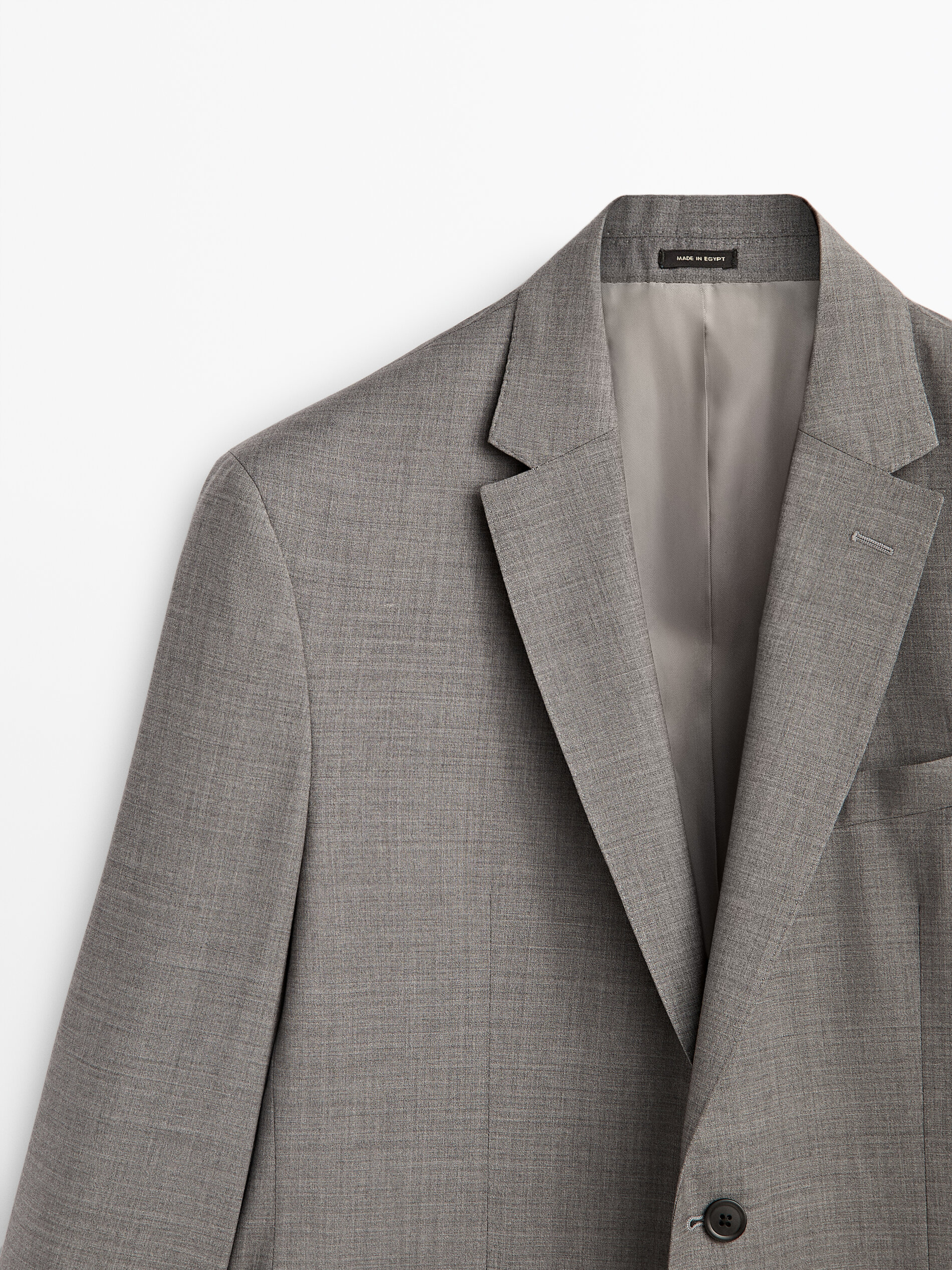 Lightweight grey suit blazer - Massimo 