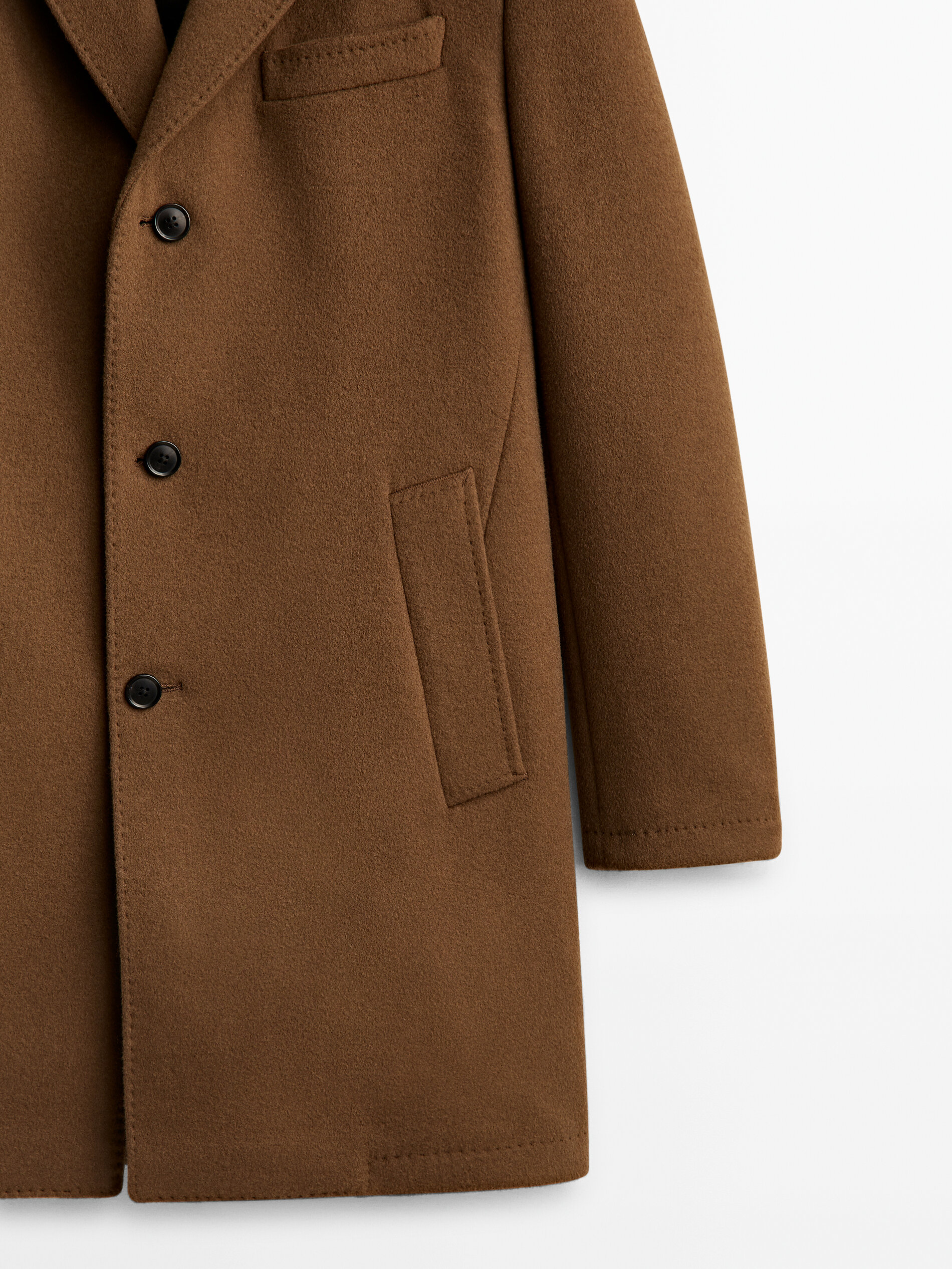 Abrigo lana - Massimo Dutti