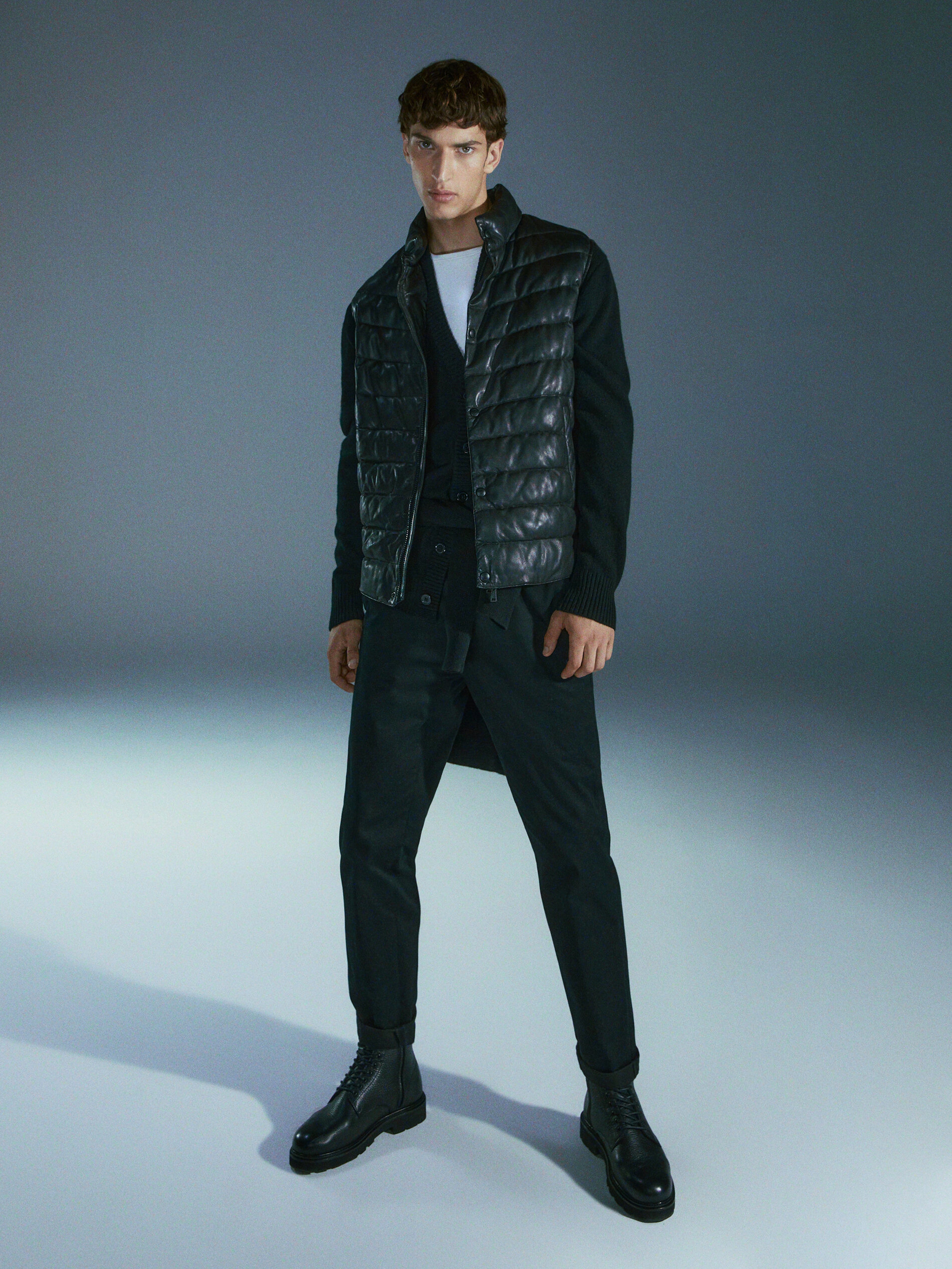 Men's Leather Jackets - Massimo Dutti 