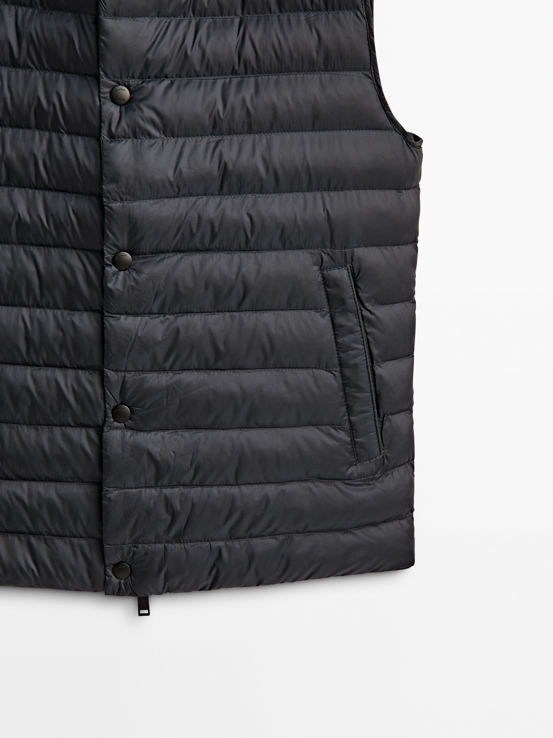 Lightweight down quilted vest - Massimo 