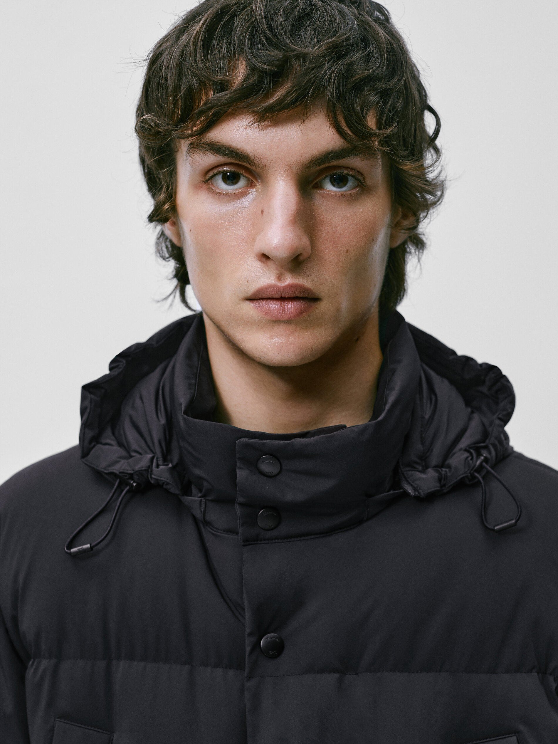 Long down puffer jacket - Massimo Dutti 
