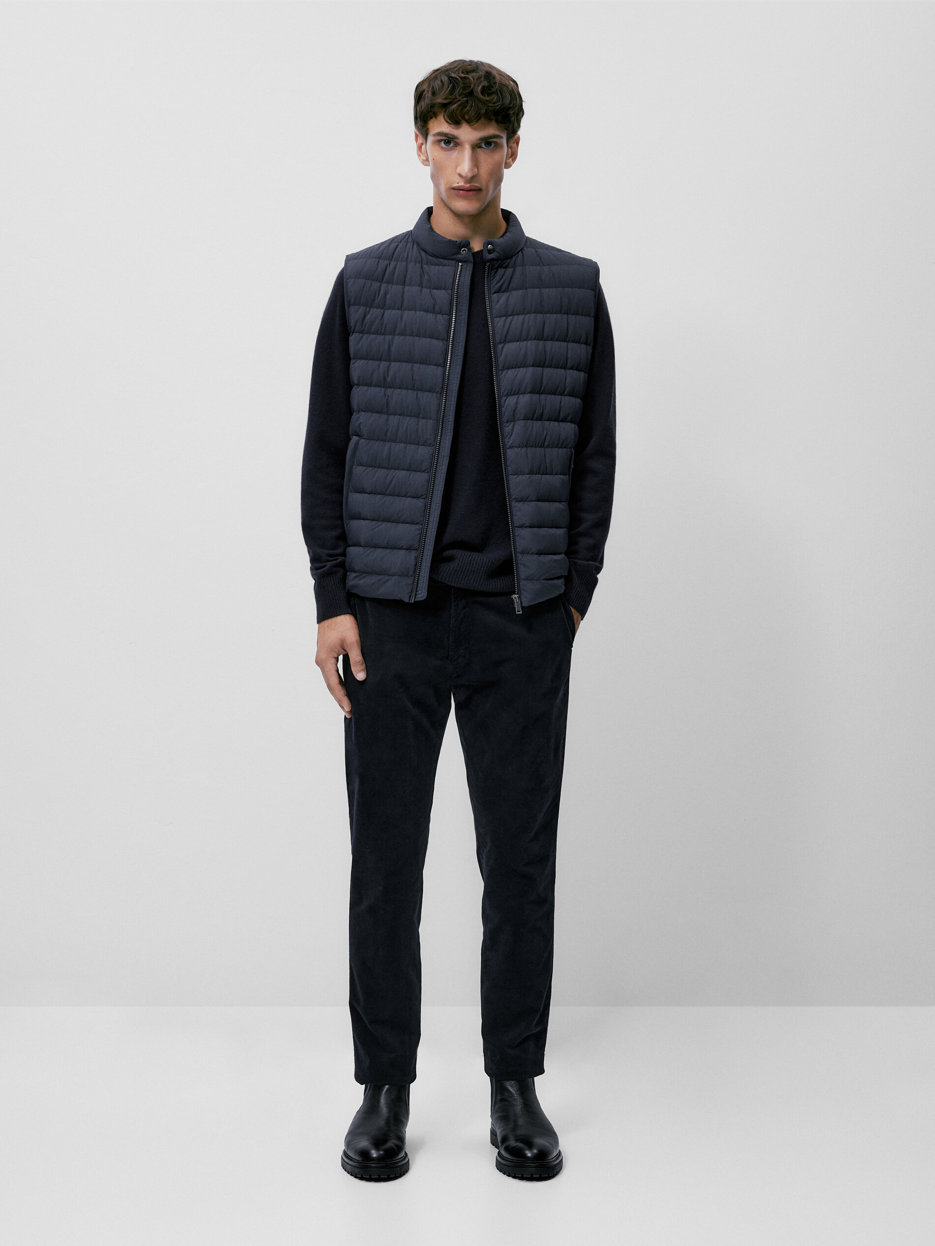 Lightweight down puffer gilet - Massimo 