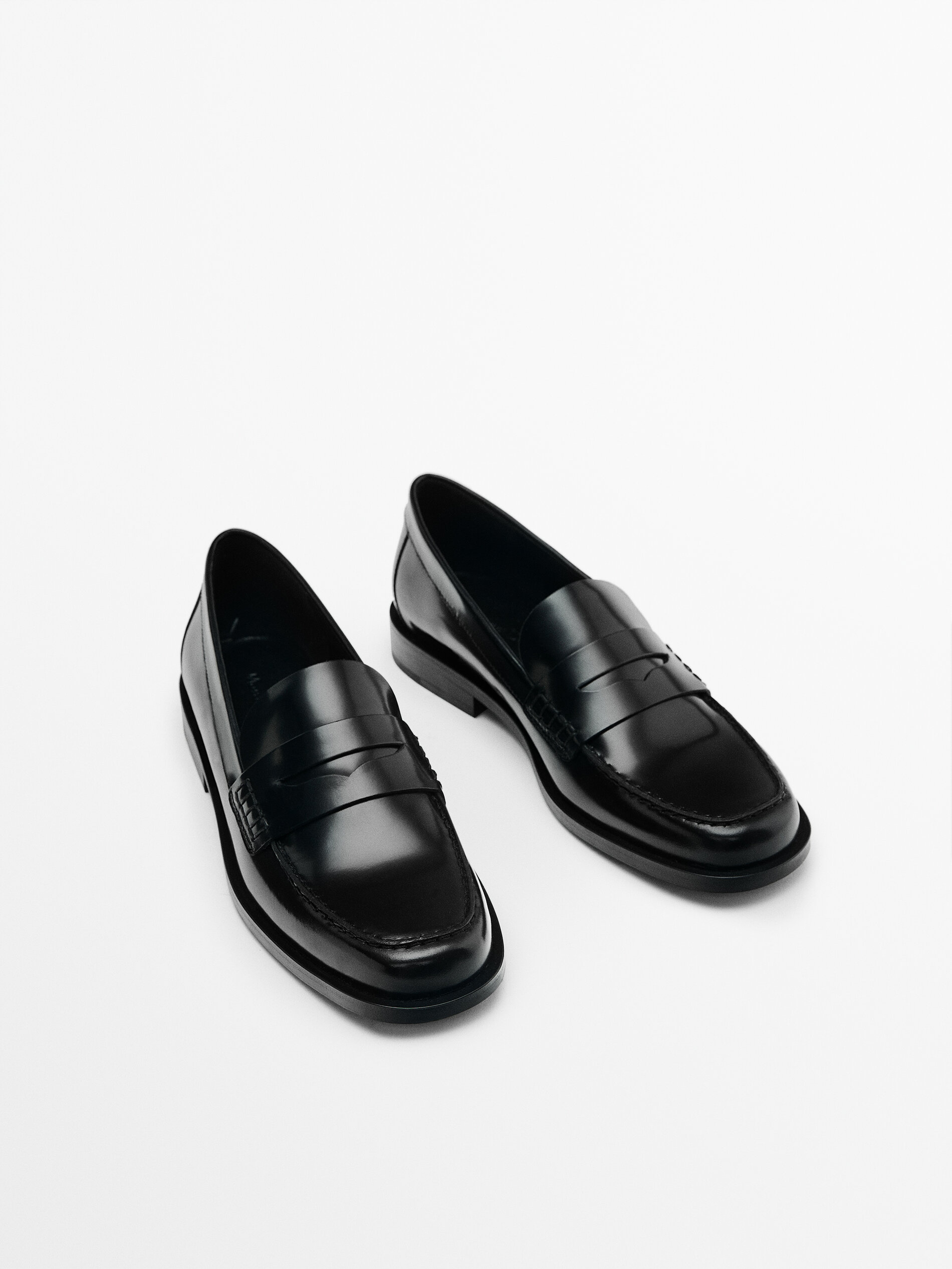 Massimo dutti penny loafers clearance