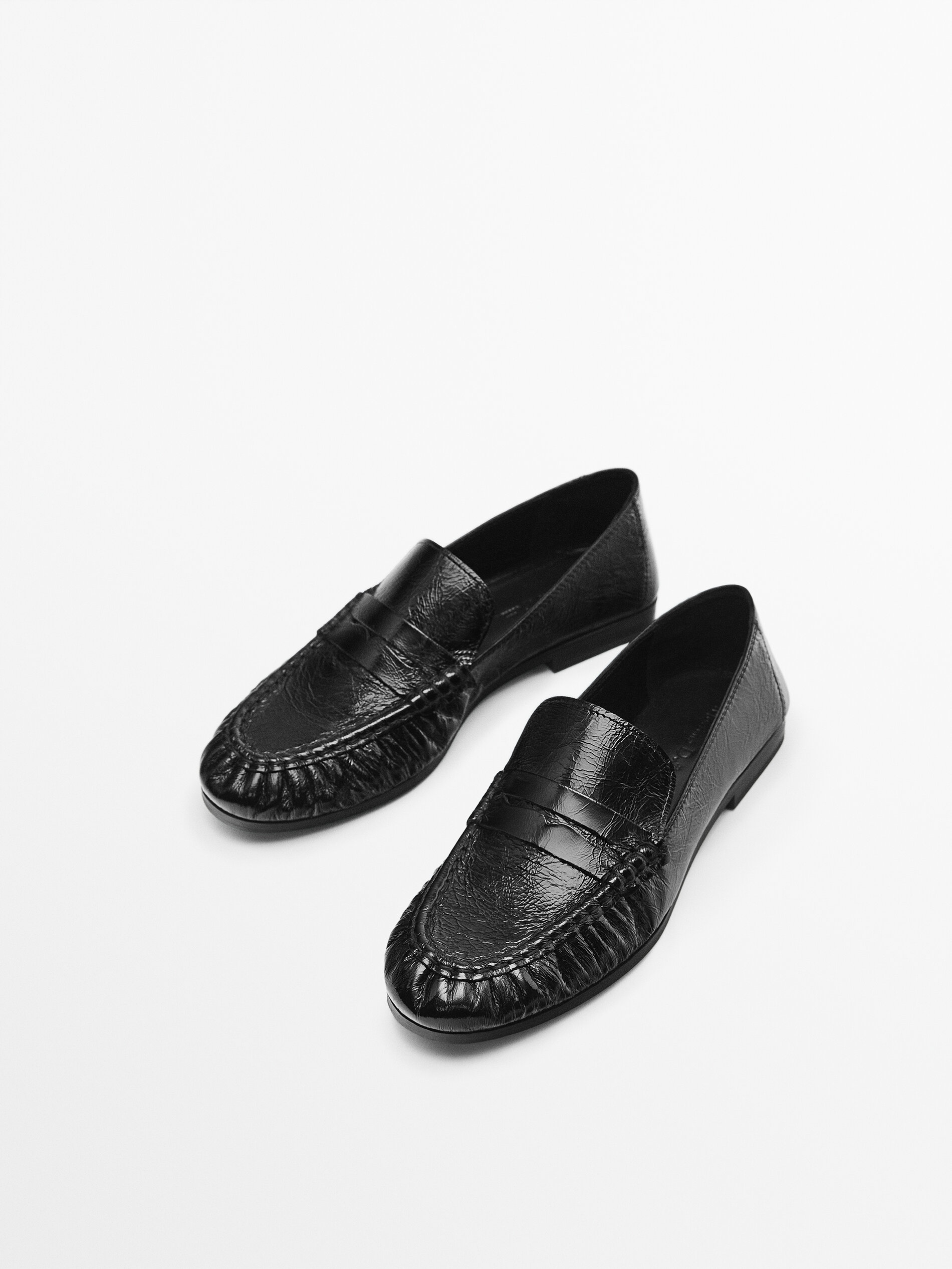 Leather loafers - Massimo Dutti United 