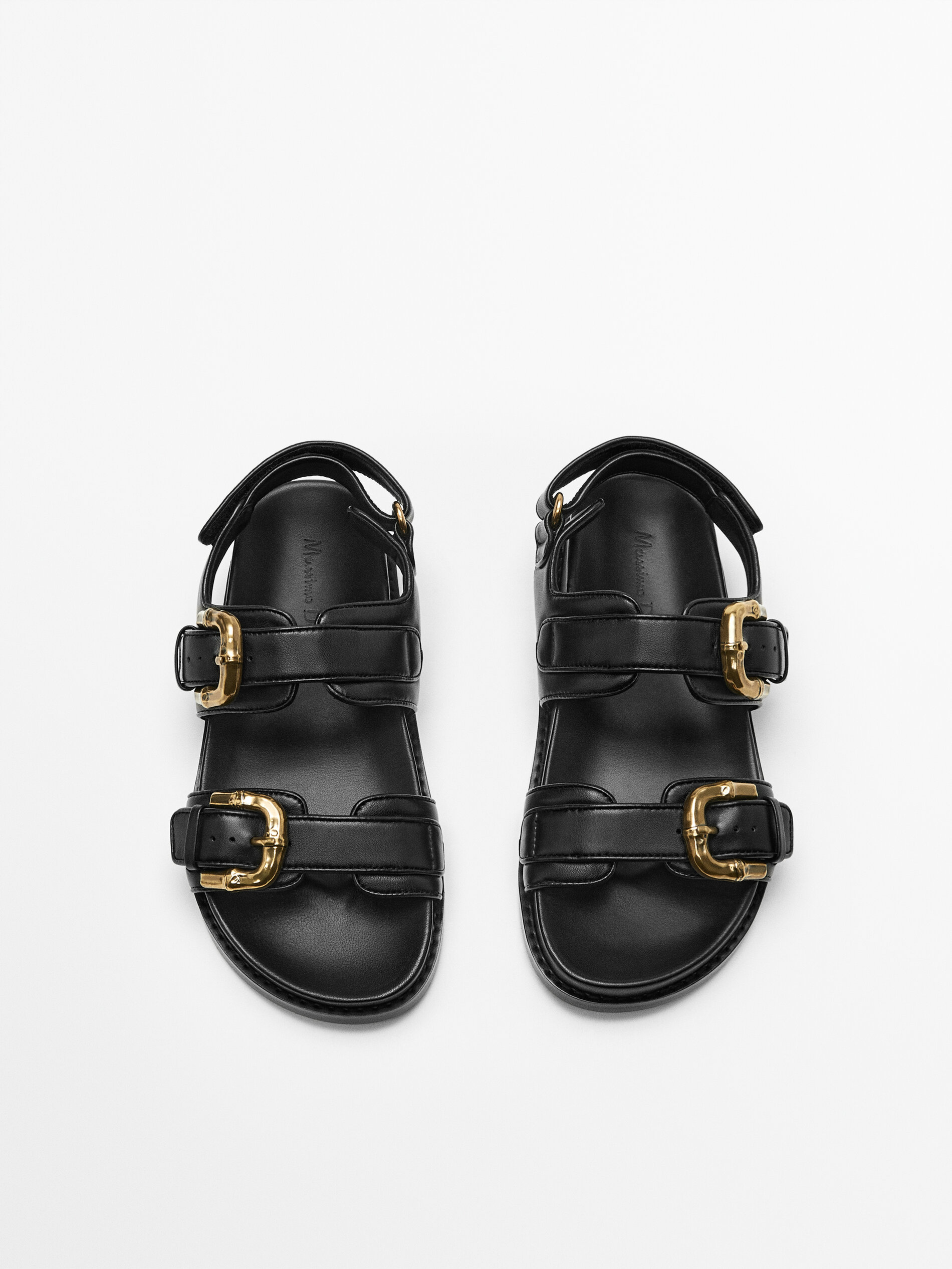 platform footbed sandals