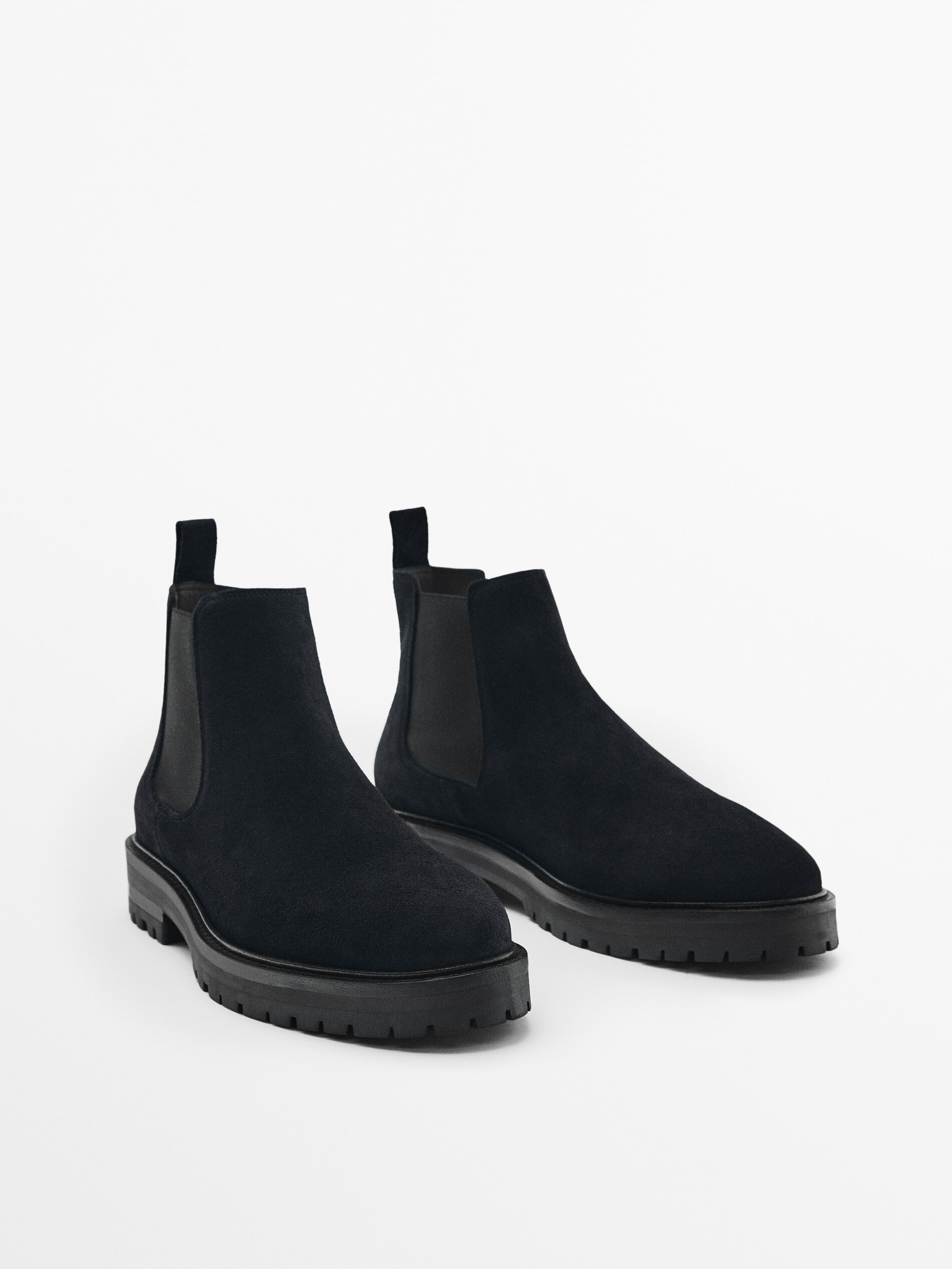 Split suede Chelsea boots - Massimo 