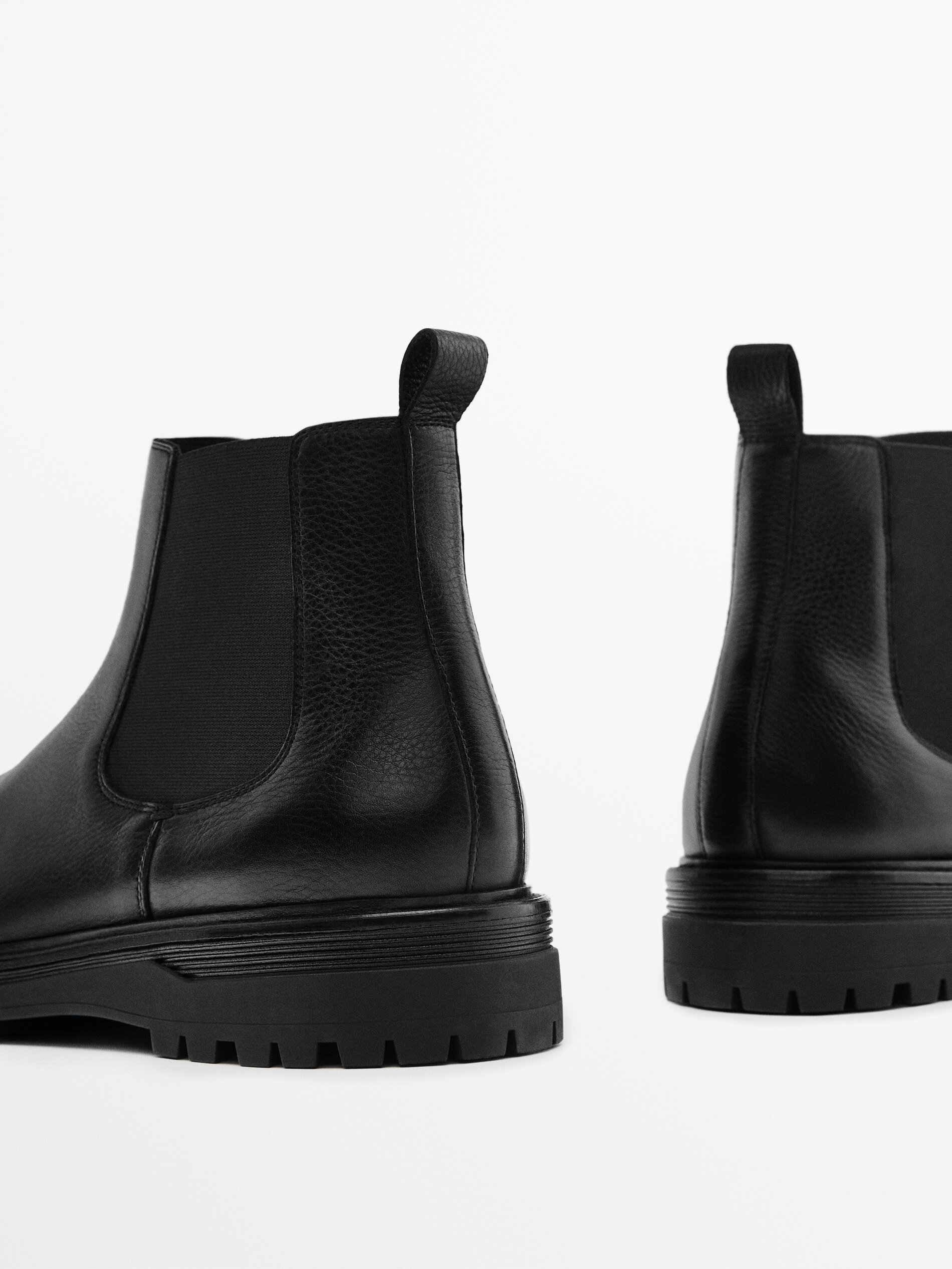 Massimo dutti flat chelsea boots Clearance
