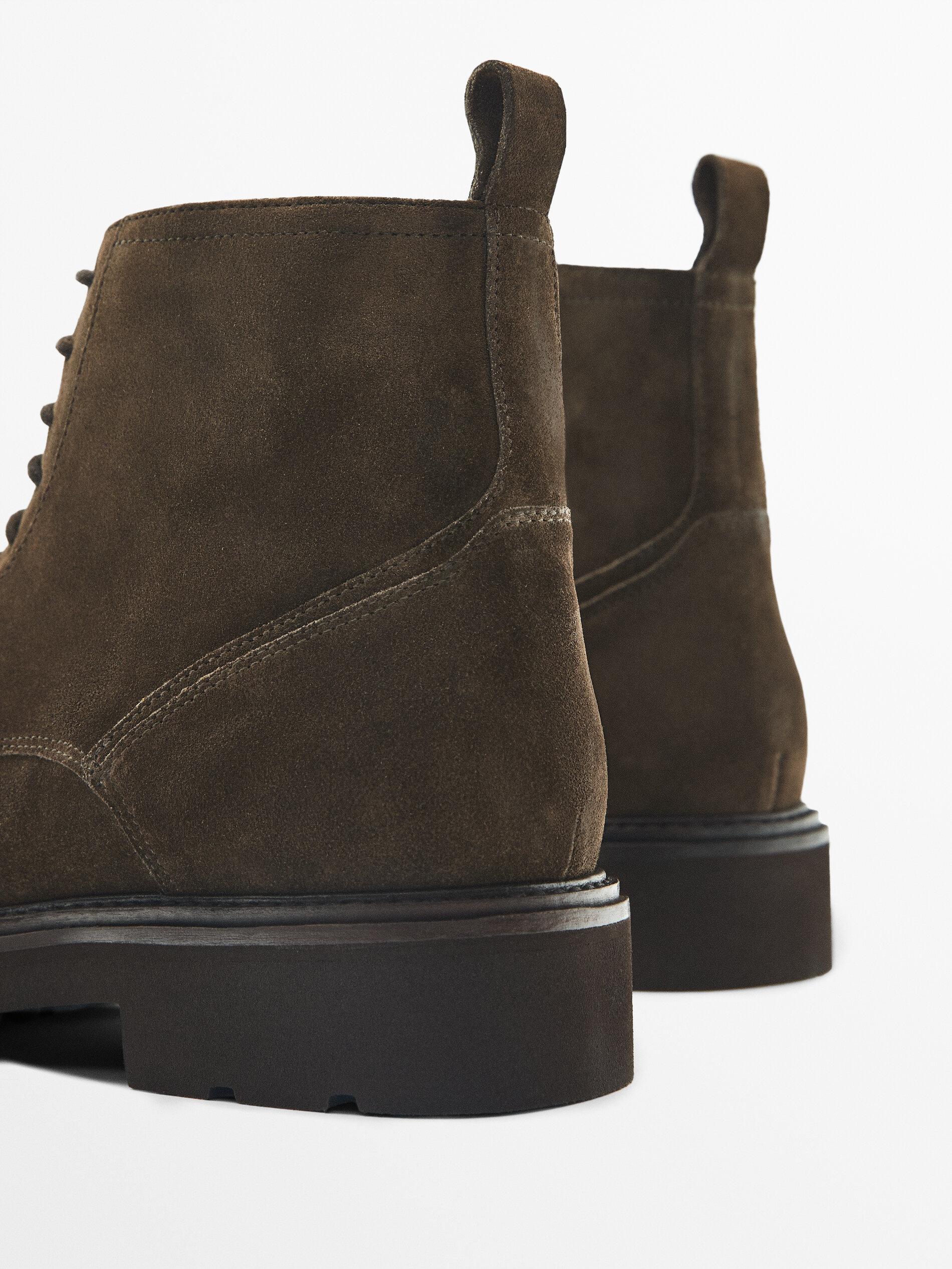 Massimo dutti suede boots clearance