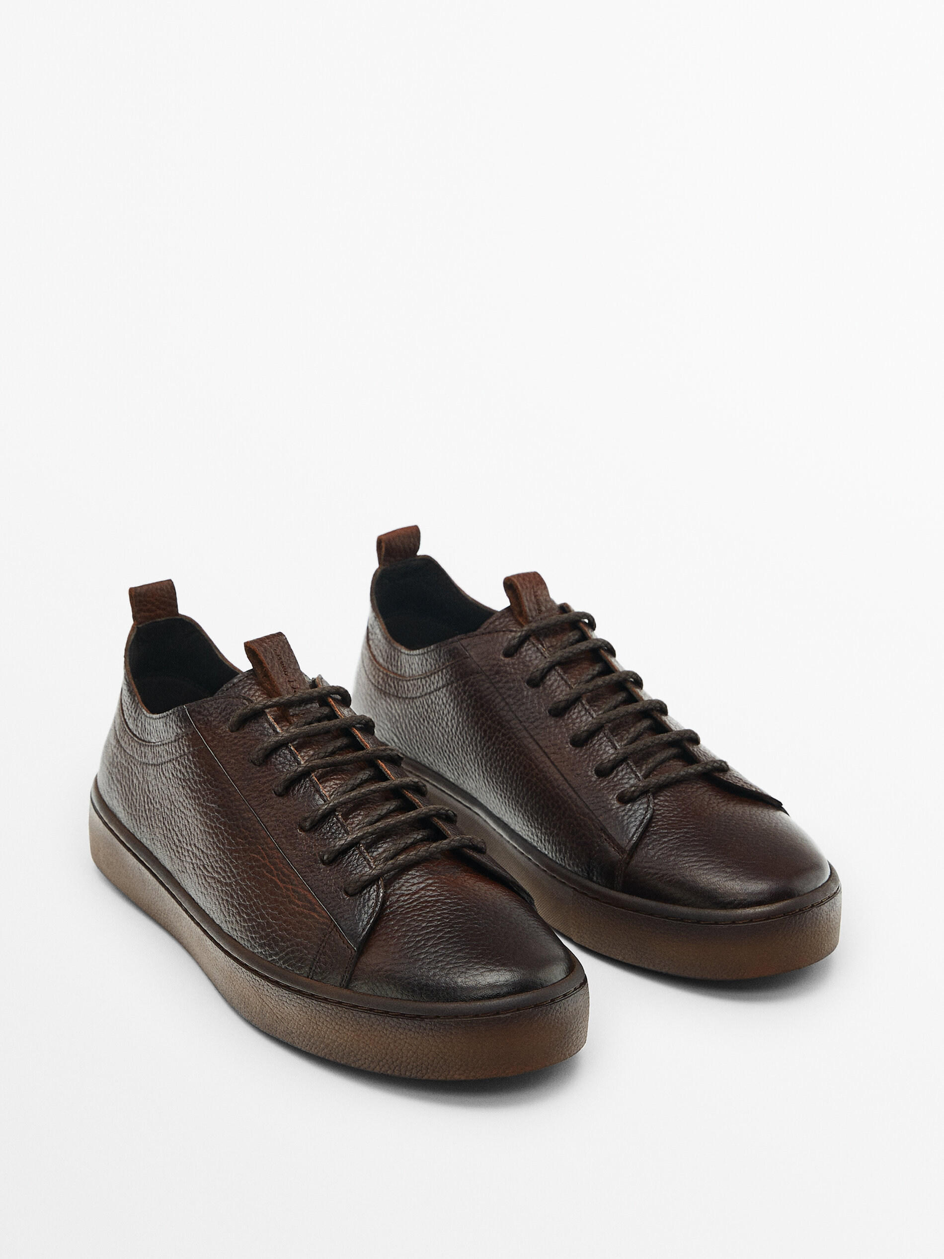 Floater leather trainers - Massimo 