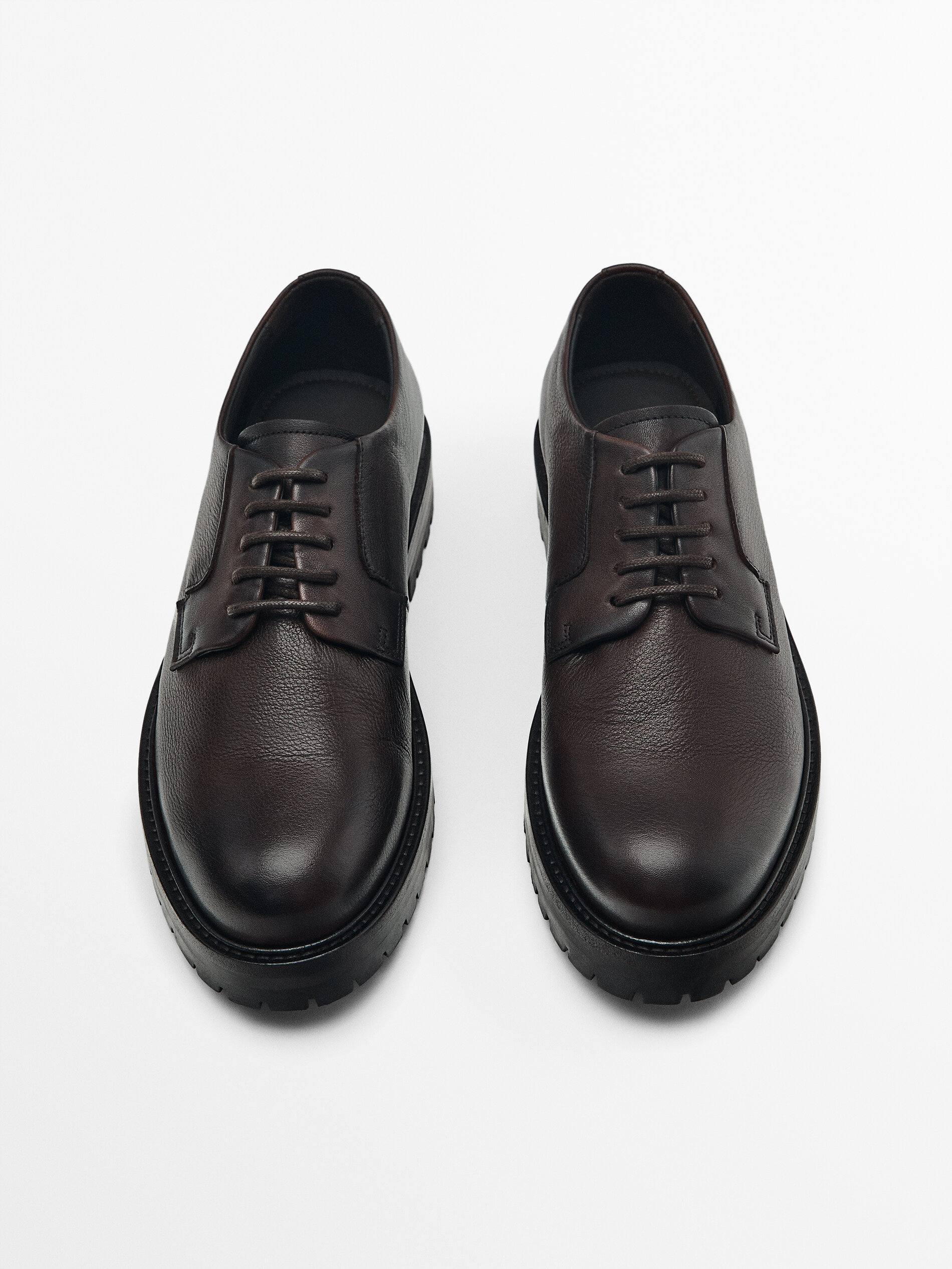 Nappa leather derby shoes - Massimo 