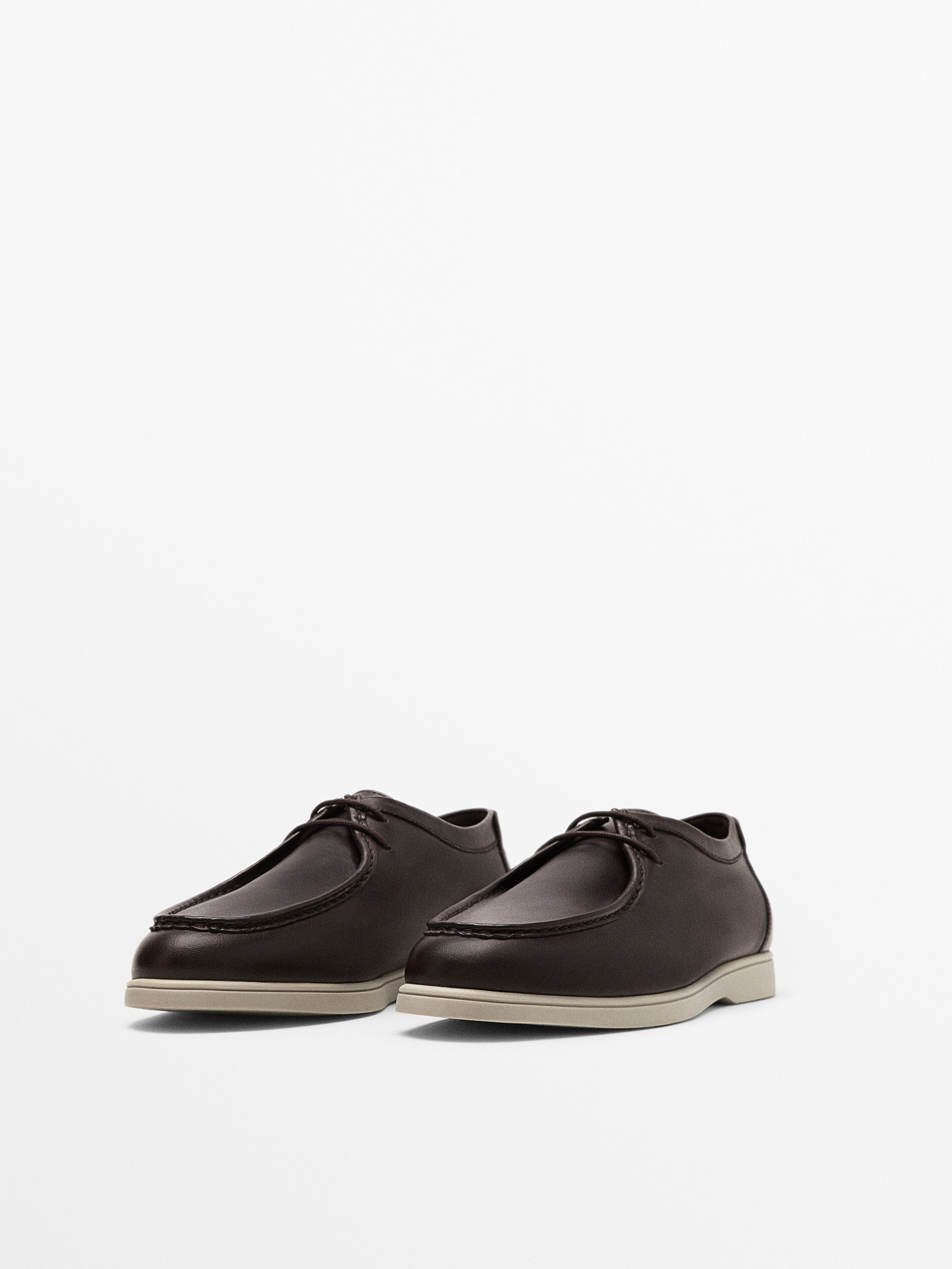 Nappaleren schoenen - Massimo Dutti Nederland