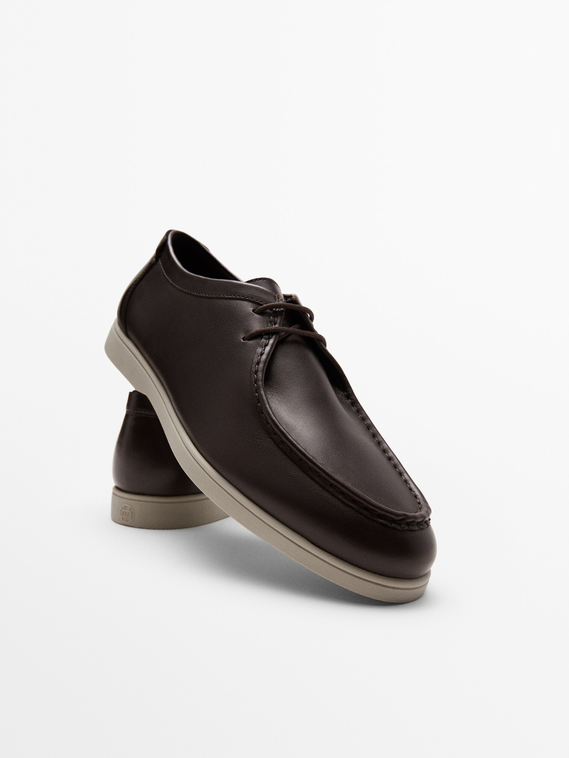 Nappaleren schoenen - Massimo Dutti Nederland