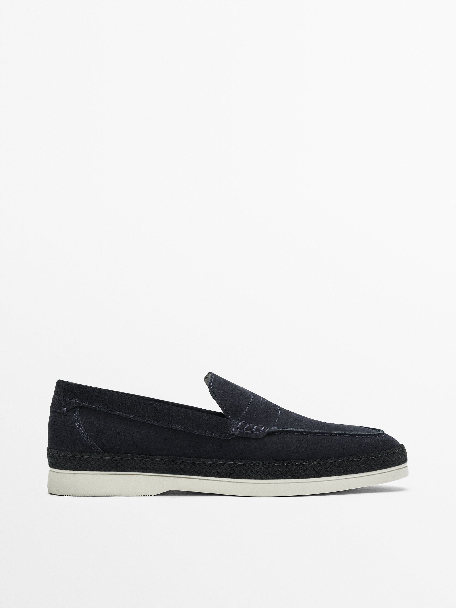 suede loafers