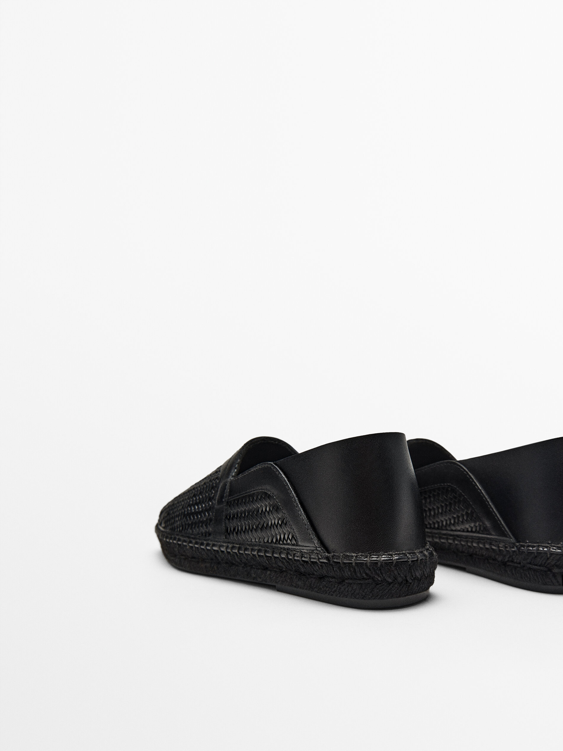 Woven leather espadrilles - Limited 