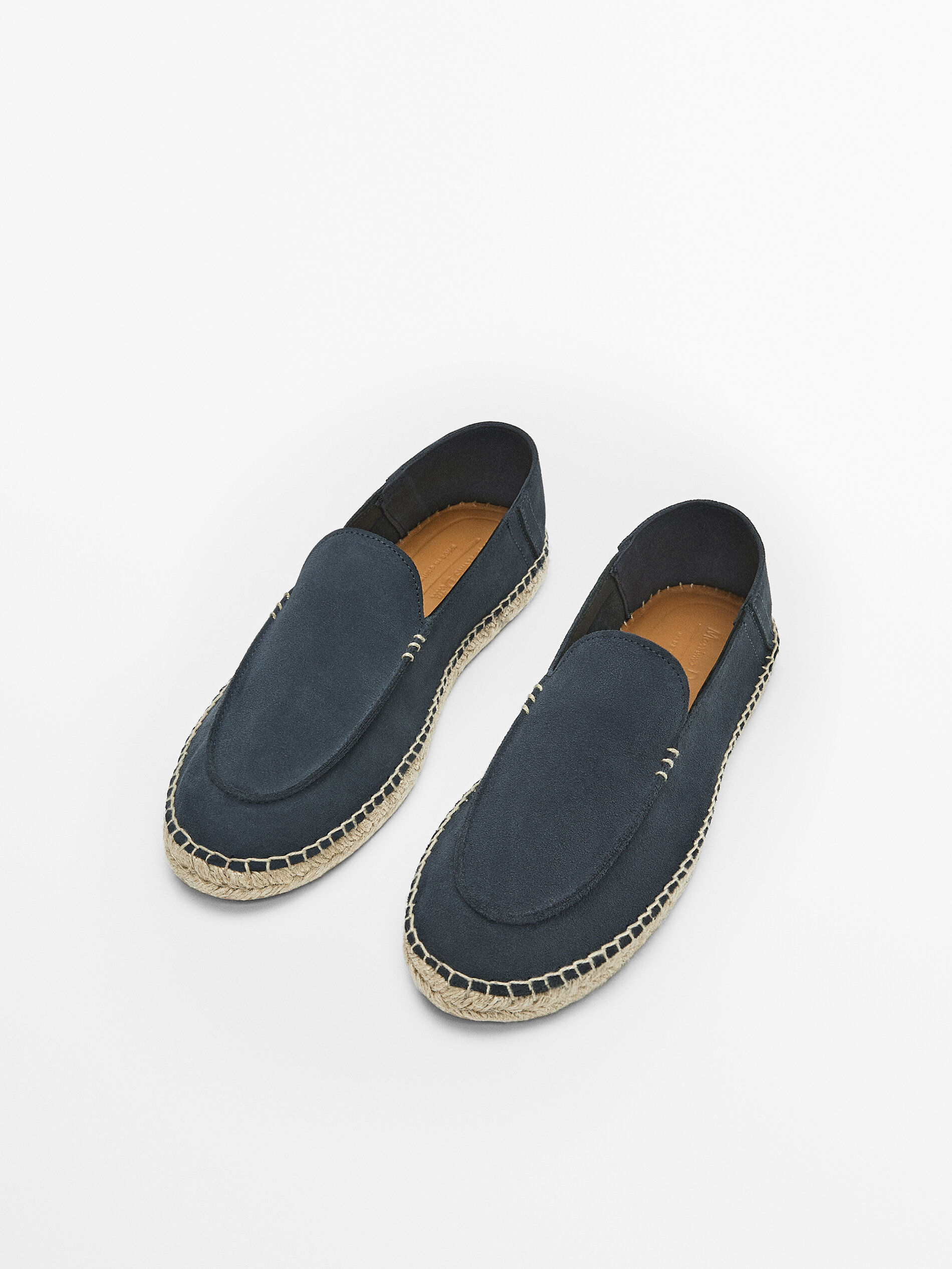 Espardeña serraje bordón Massimo Dutti España