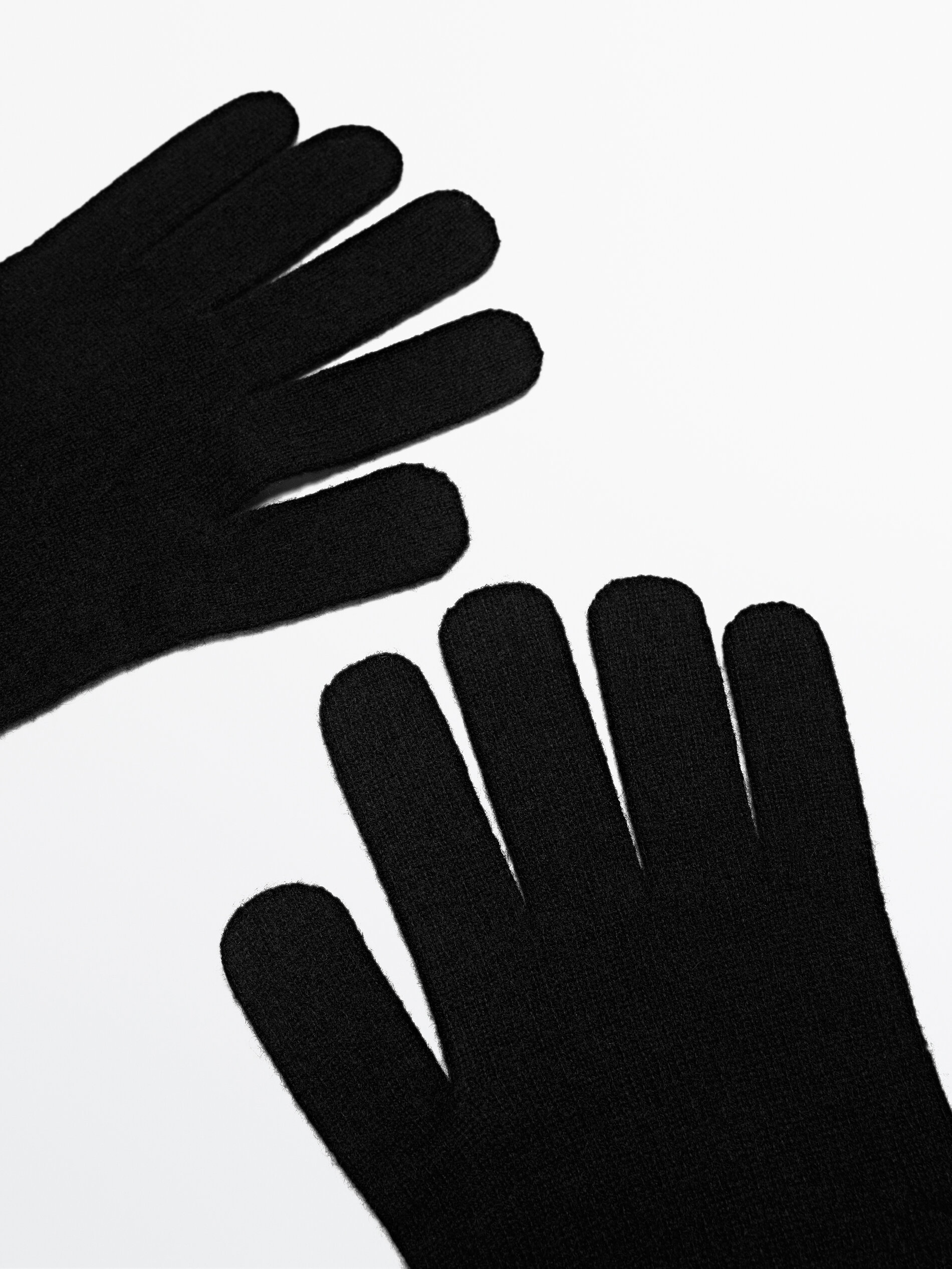 Guantes lana y cashmere - Massimo Dutti España