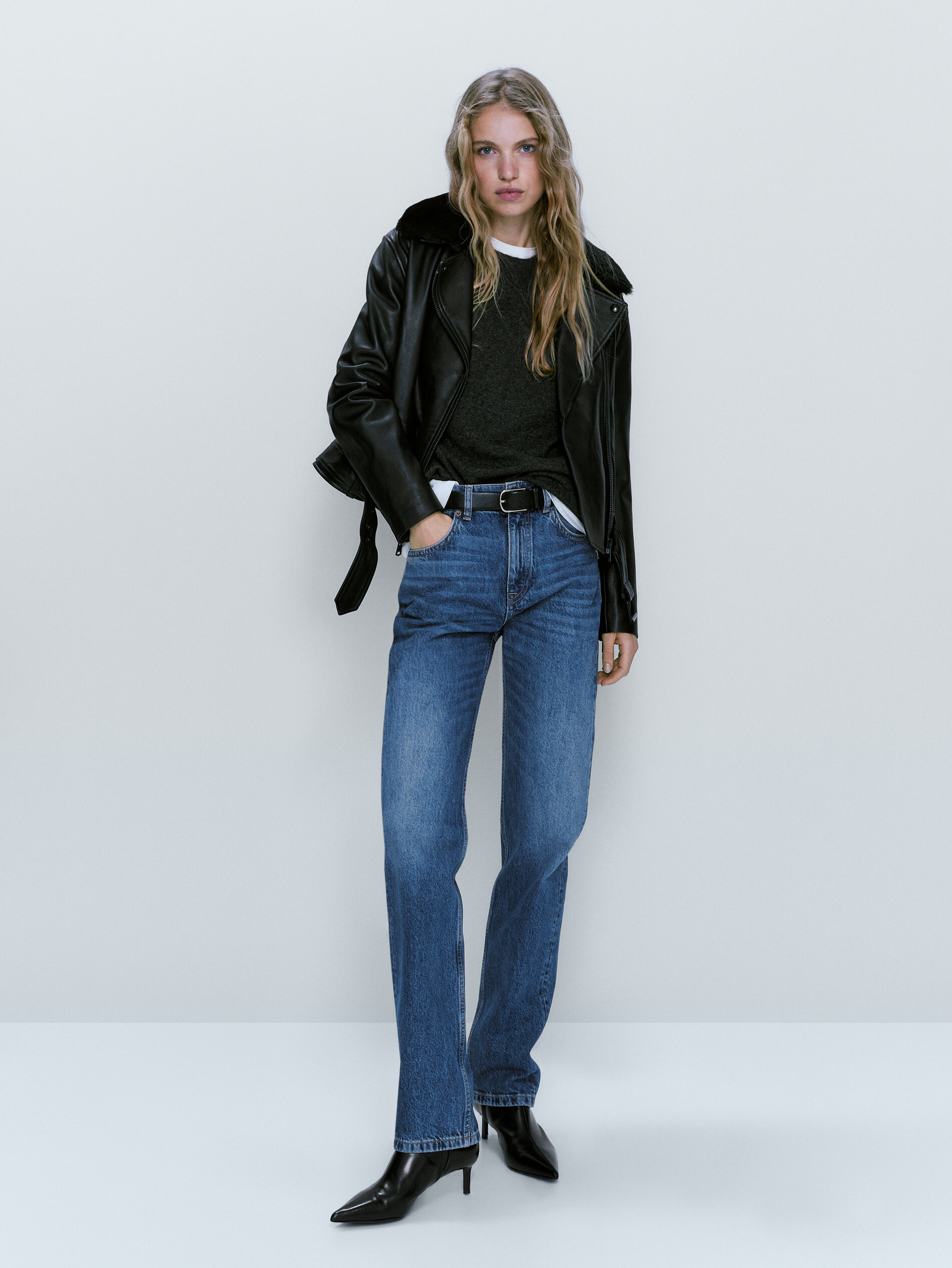 Chaquetas de piel para mujer - Massimo Dutti España