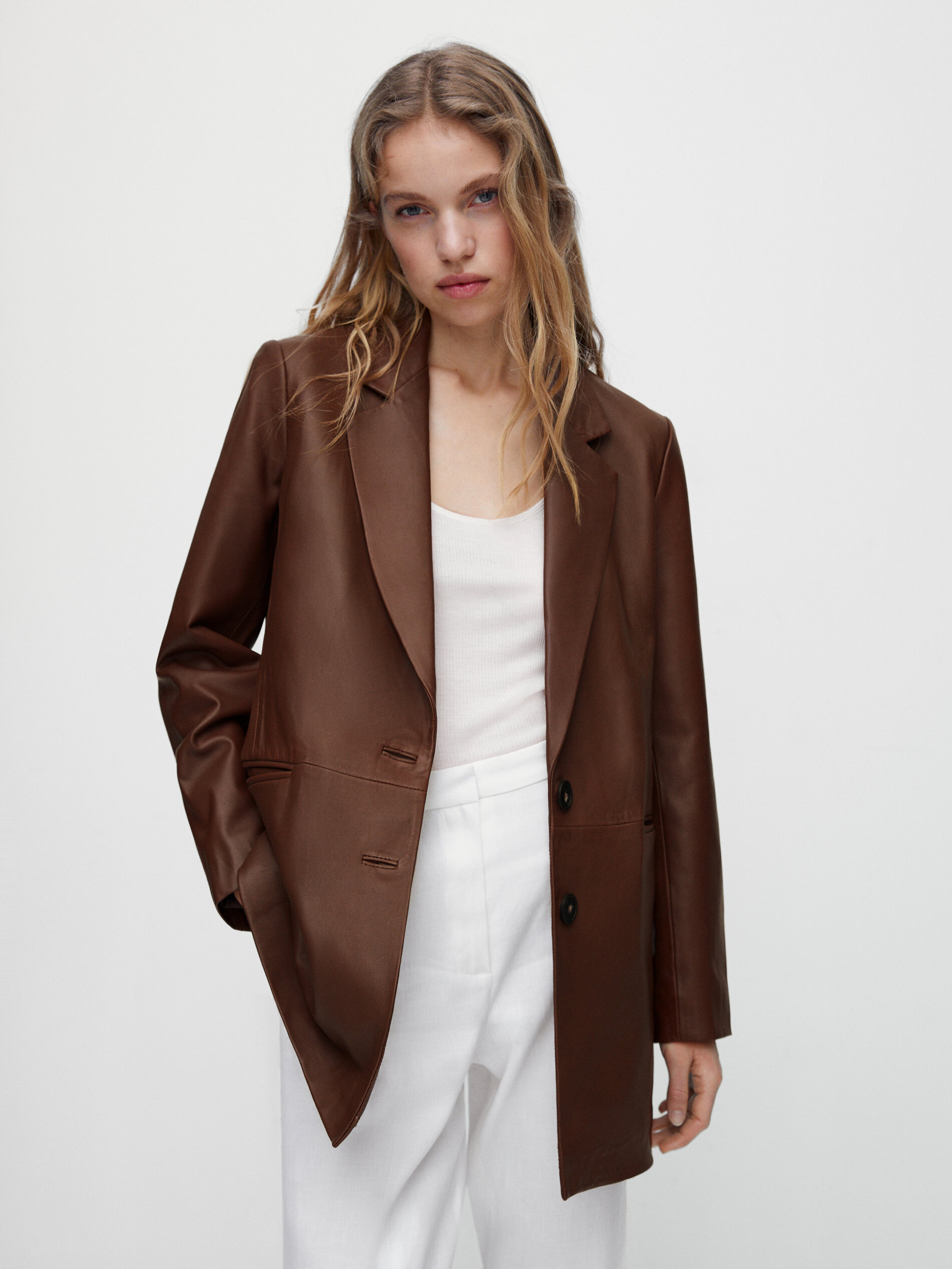 Massimo dutti camel blazer clearance