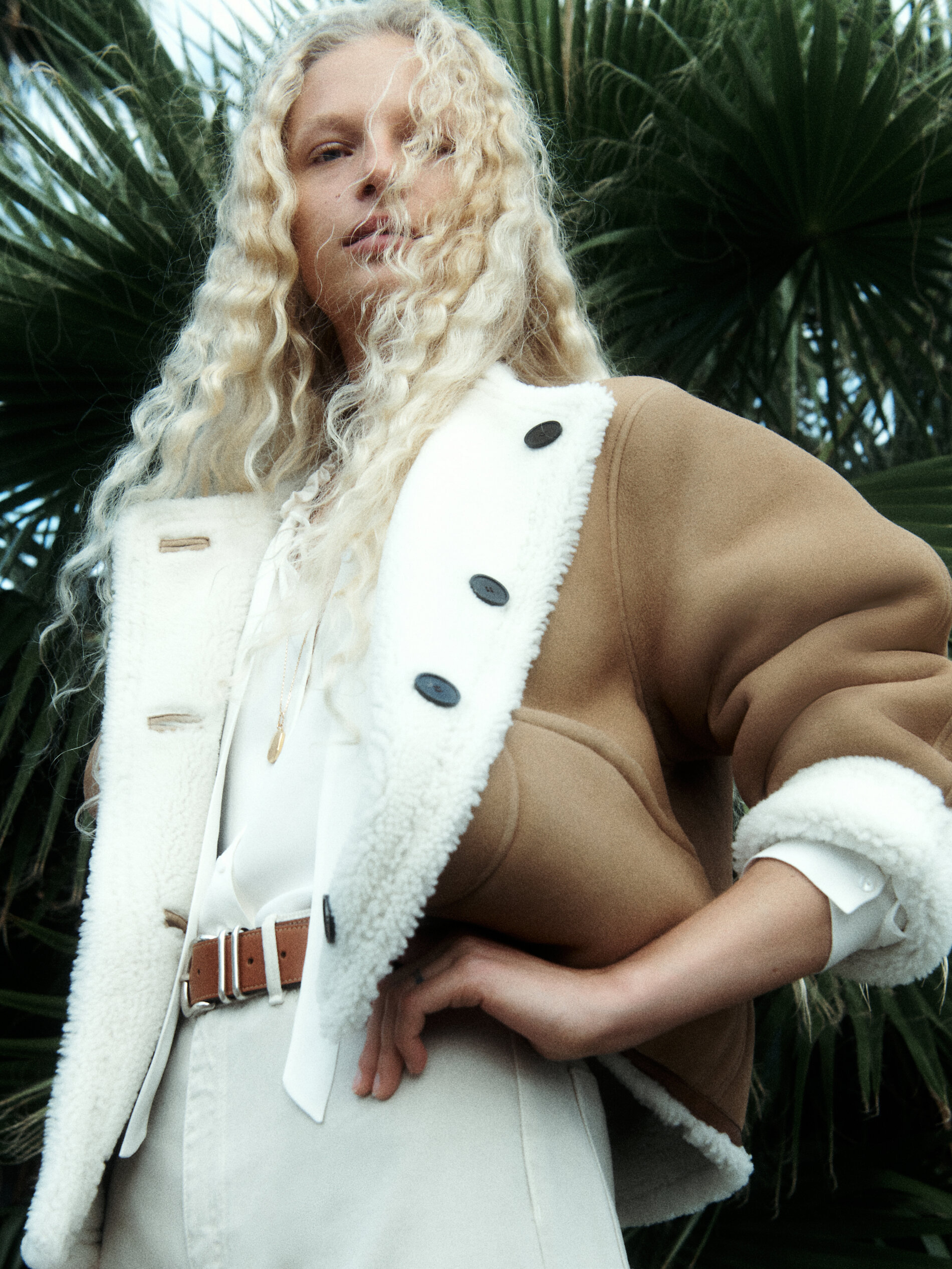 massimo dutti reversible leather jacket