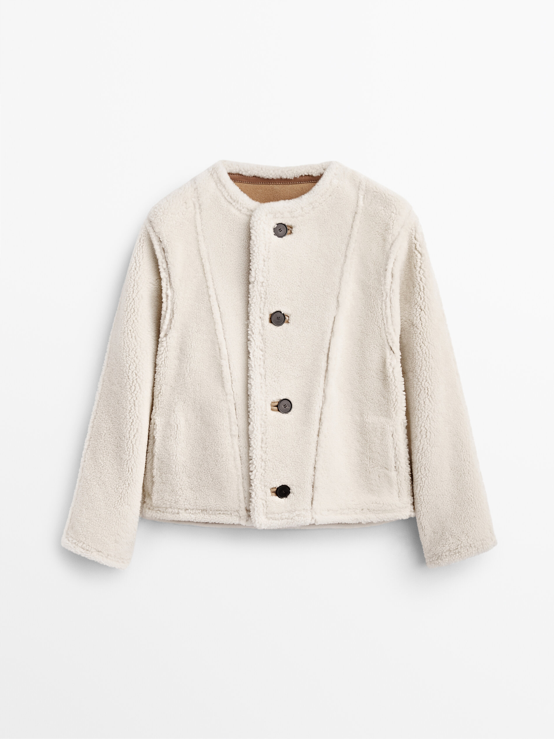 massimo dutti reversible leather jacket