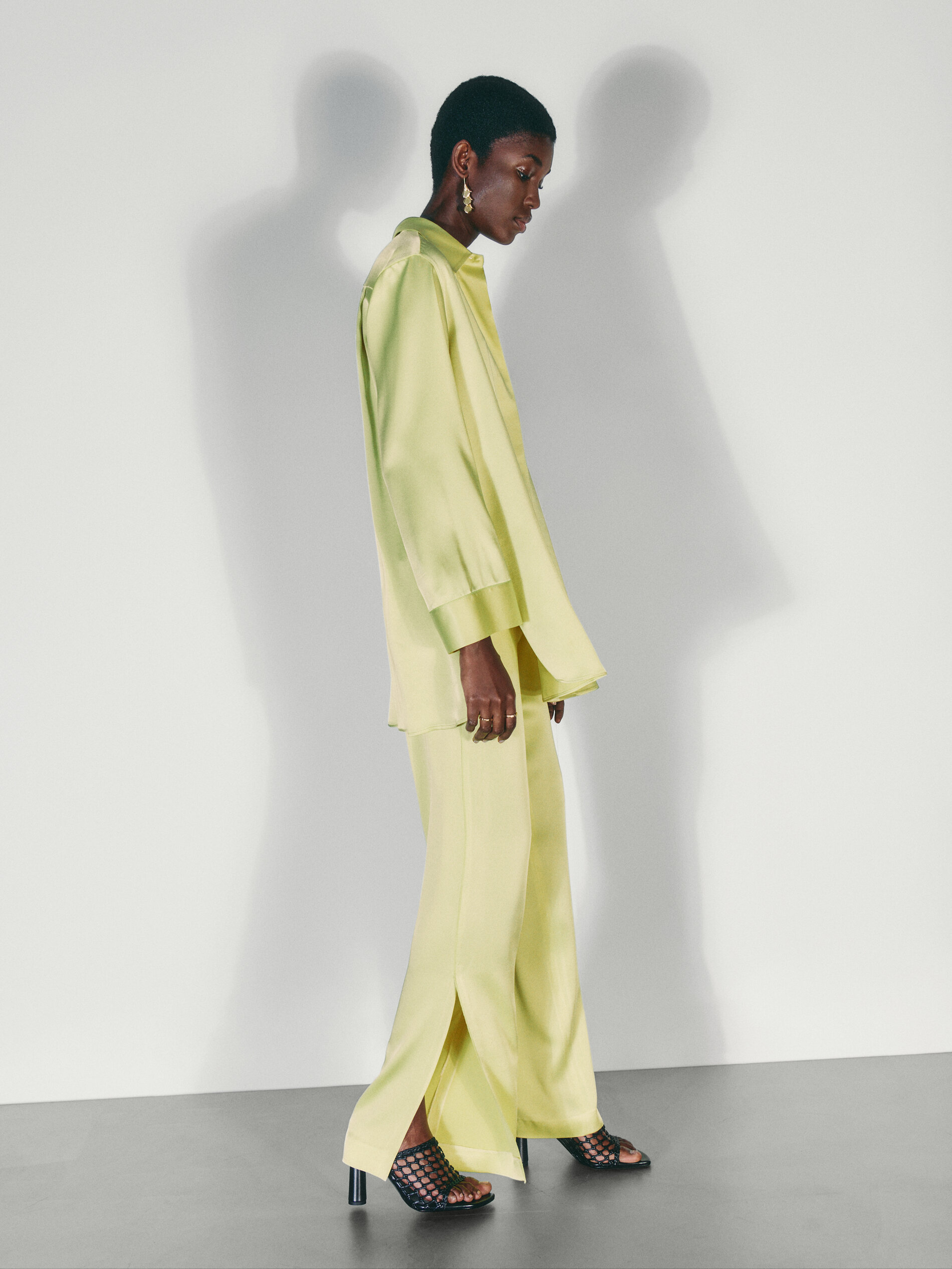 Pantalones de vestir para mujer - Massimo Dutti España