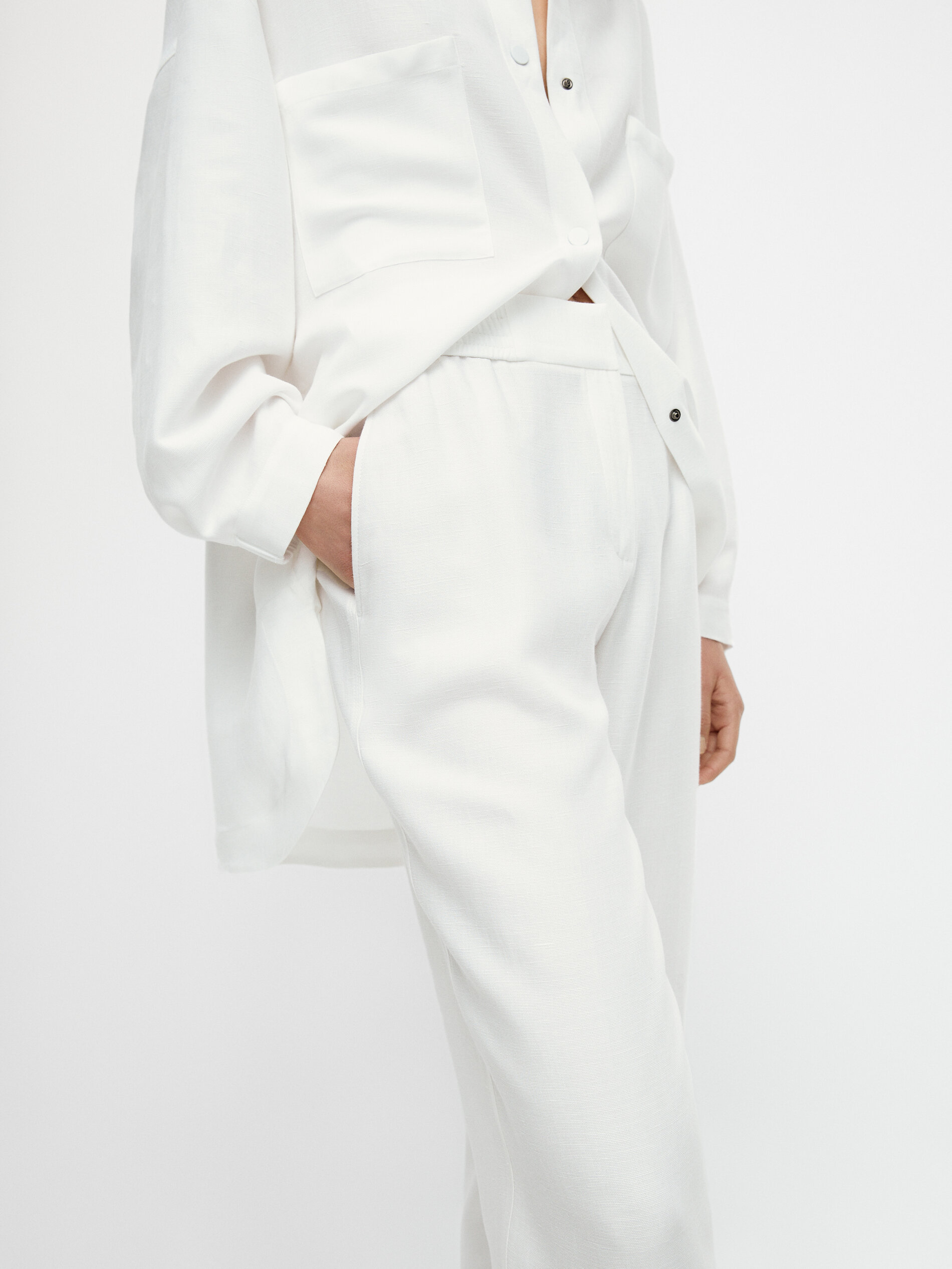 Pantalones de vestir para mujer - Massimo Dutti España