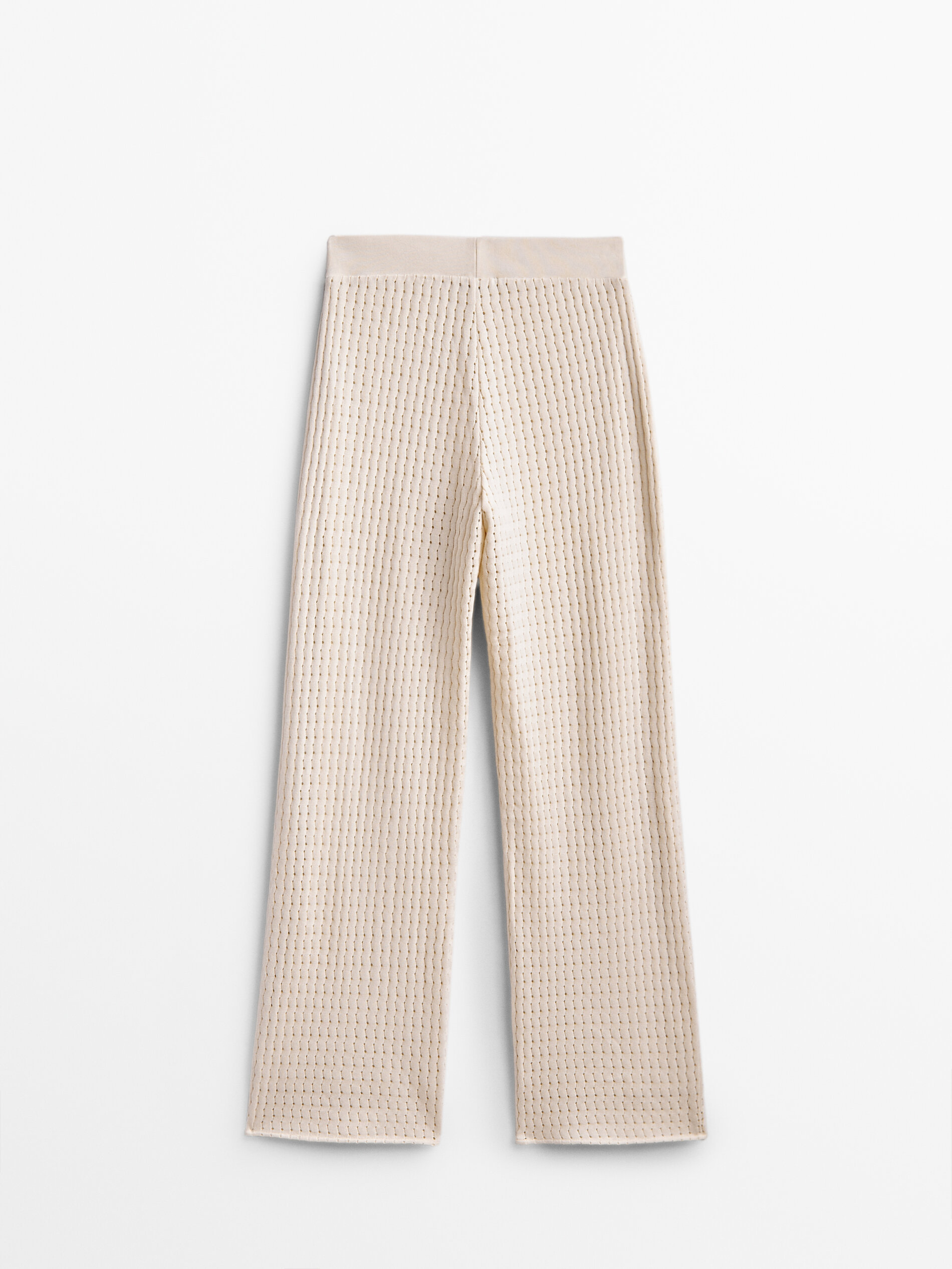 Open knit trousers - Massimo Dutti 