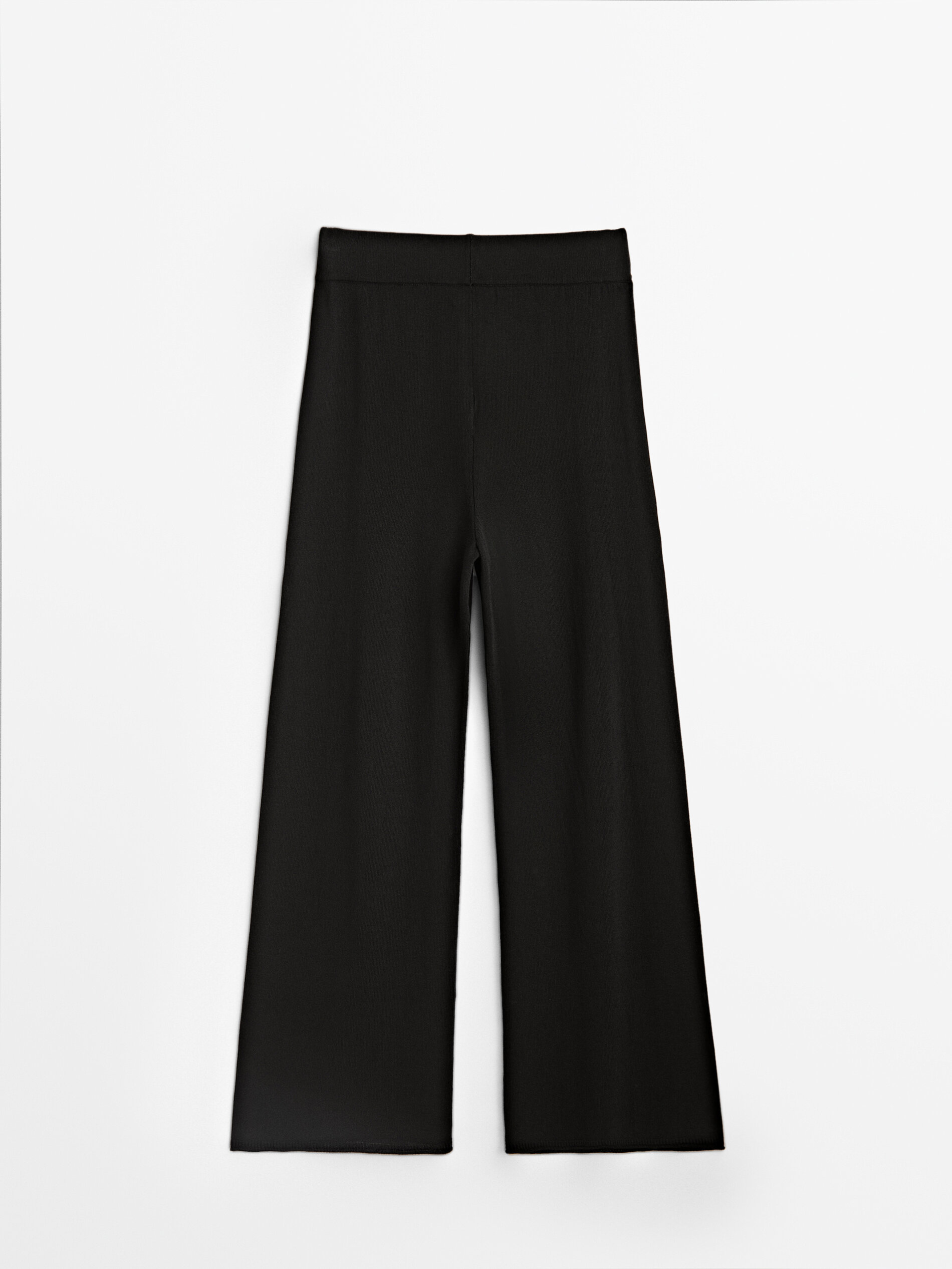 Pantalón de punto cropped - Massimo Dutti España