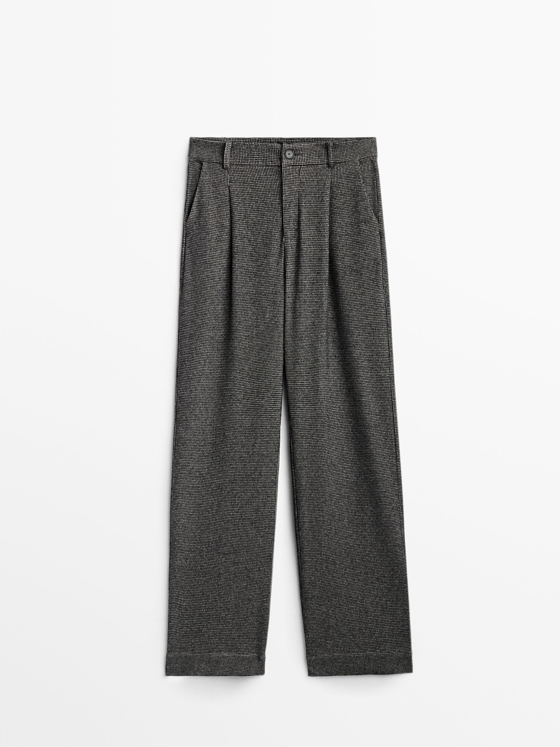 Houndstooth darted trousers - Massimo 