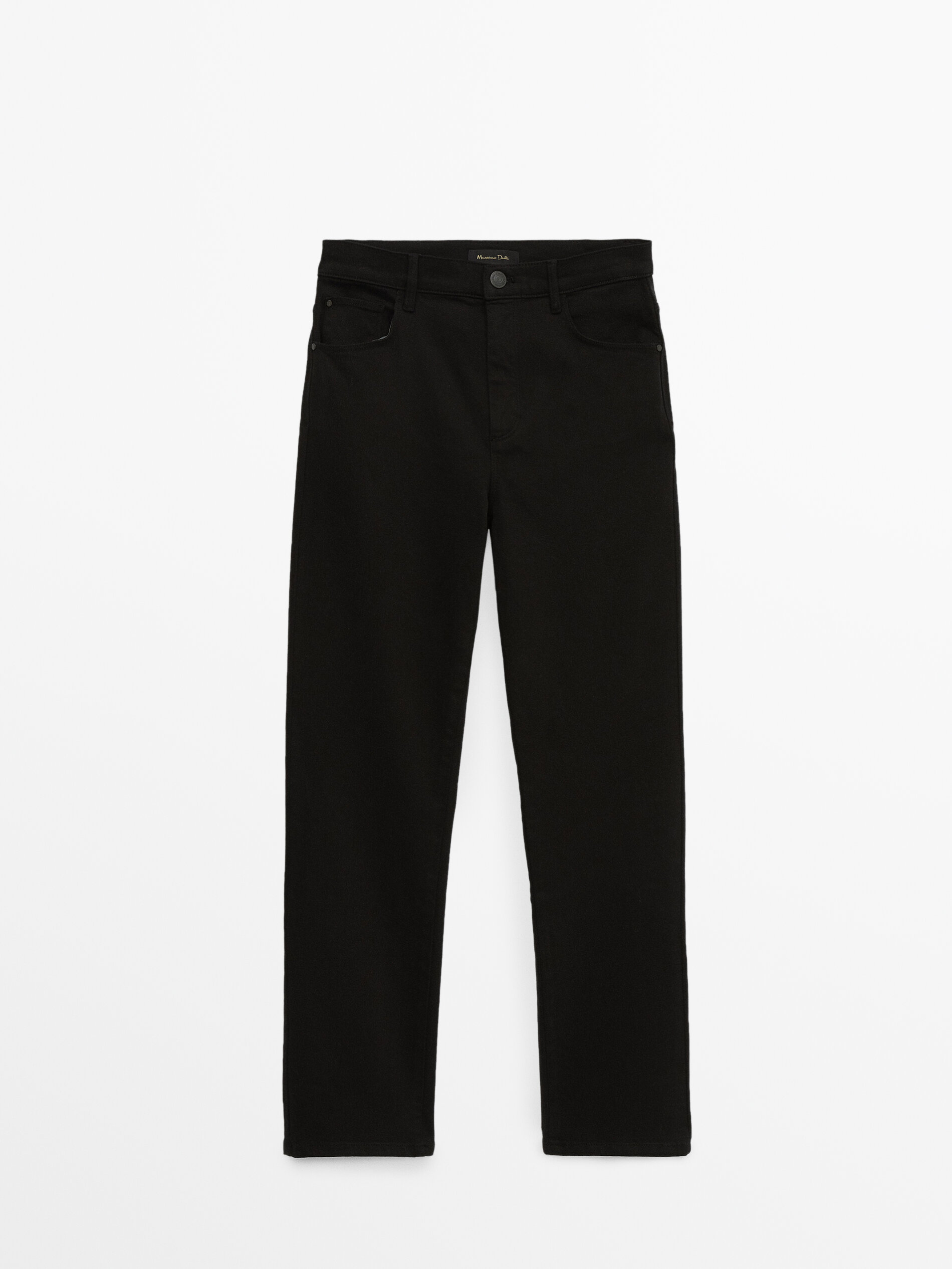 Pantalón tiro alto slim fit - Massimo Dutti España