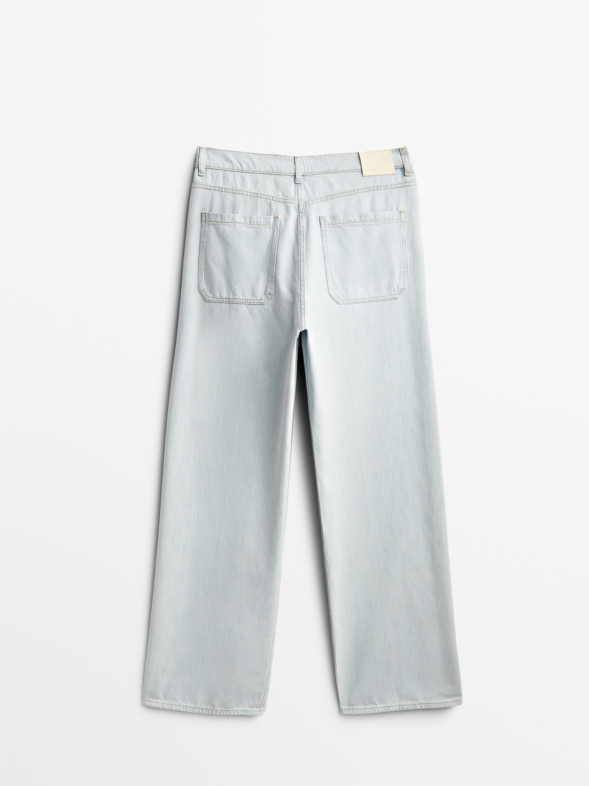 Pantalón vaquero tiro alto loose fit - Massimo Dutti España