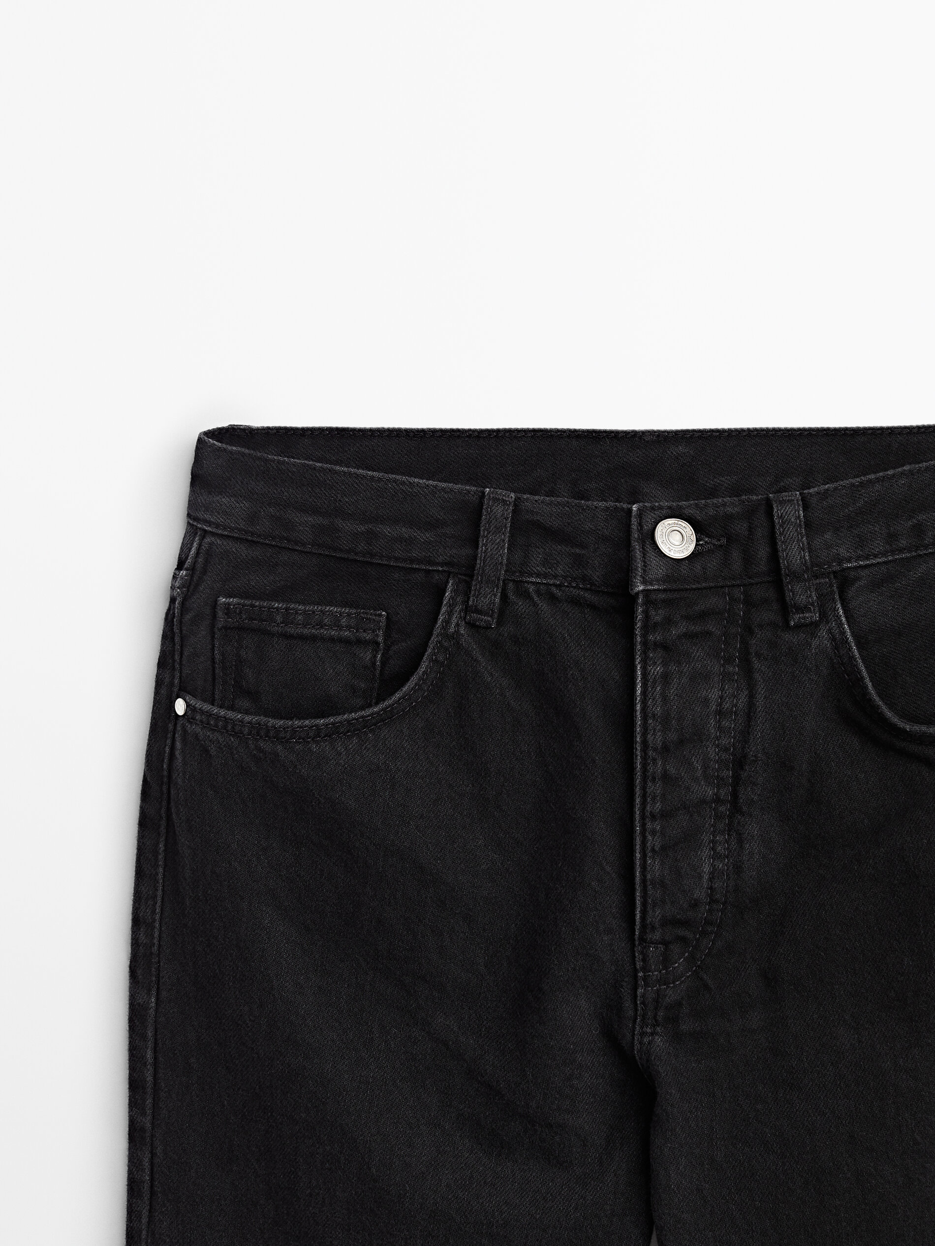 Jeans vita alta dal taglio dritto - Massimo Dutti Italia