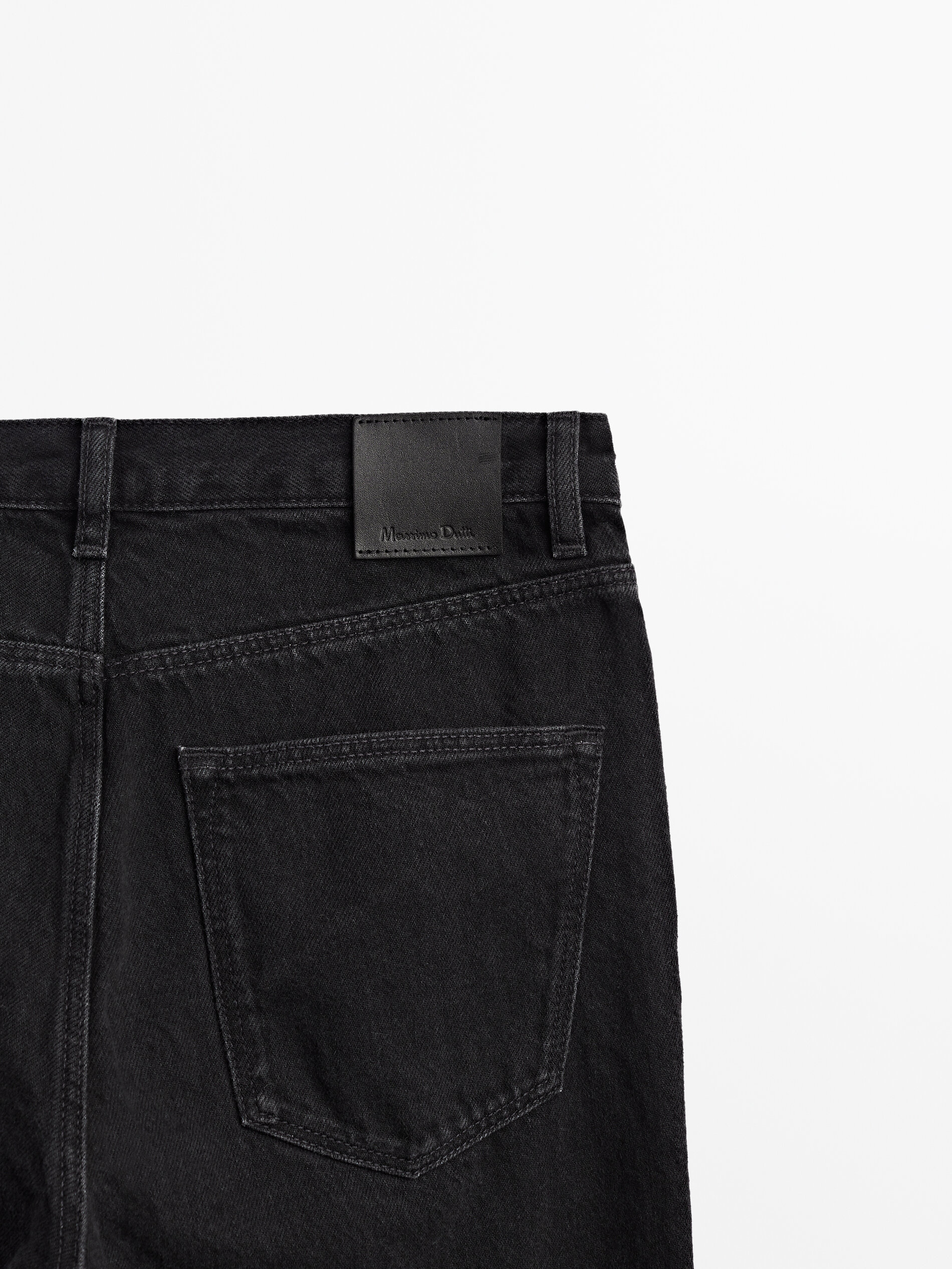 Jeans vita alta dal taglio dritto - Massimo Dutti Italia