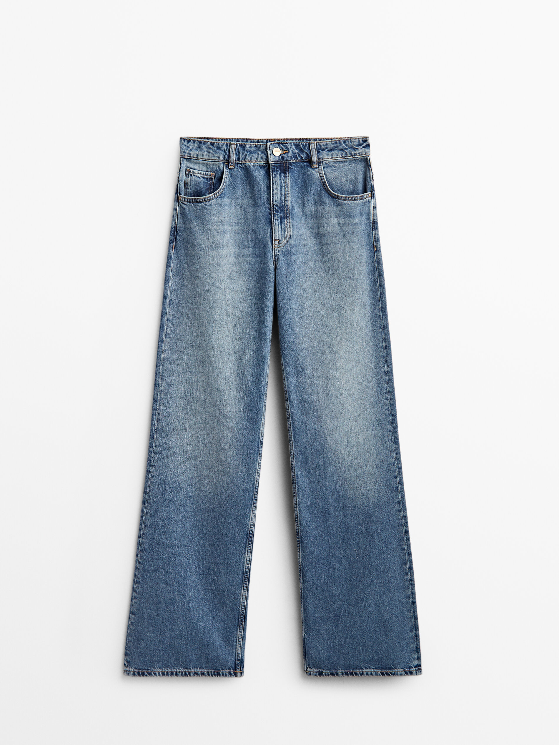 Relaxed fit high-waist jeans - Massimo 